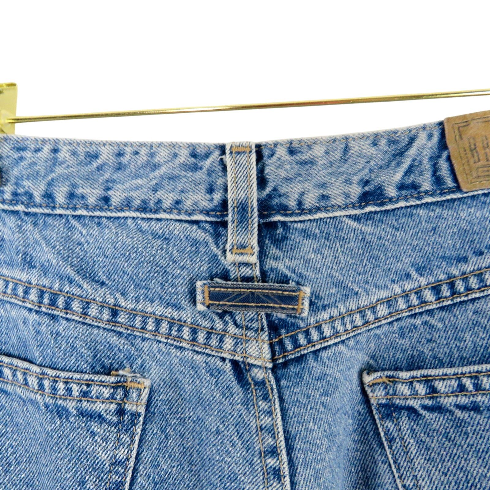 Vintage 1990s Vintage Mom Jeans Baggy Fit Tapered Yoke Jeans 30" Size 30" / US 8 / IT 44 - 4 Thumbnail