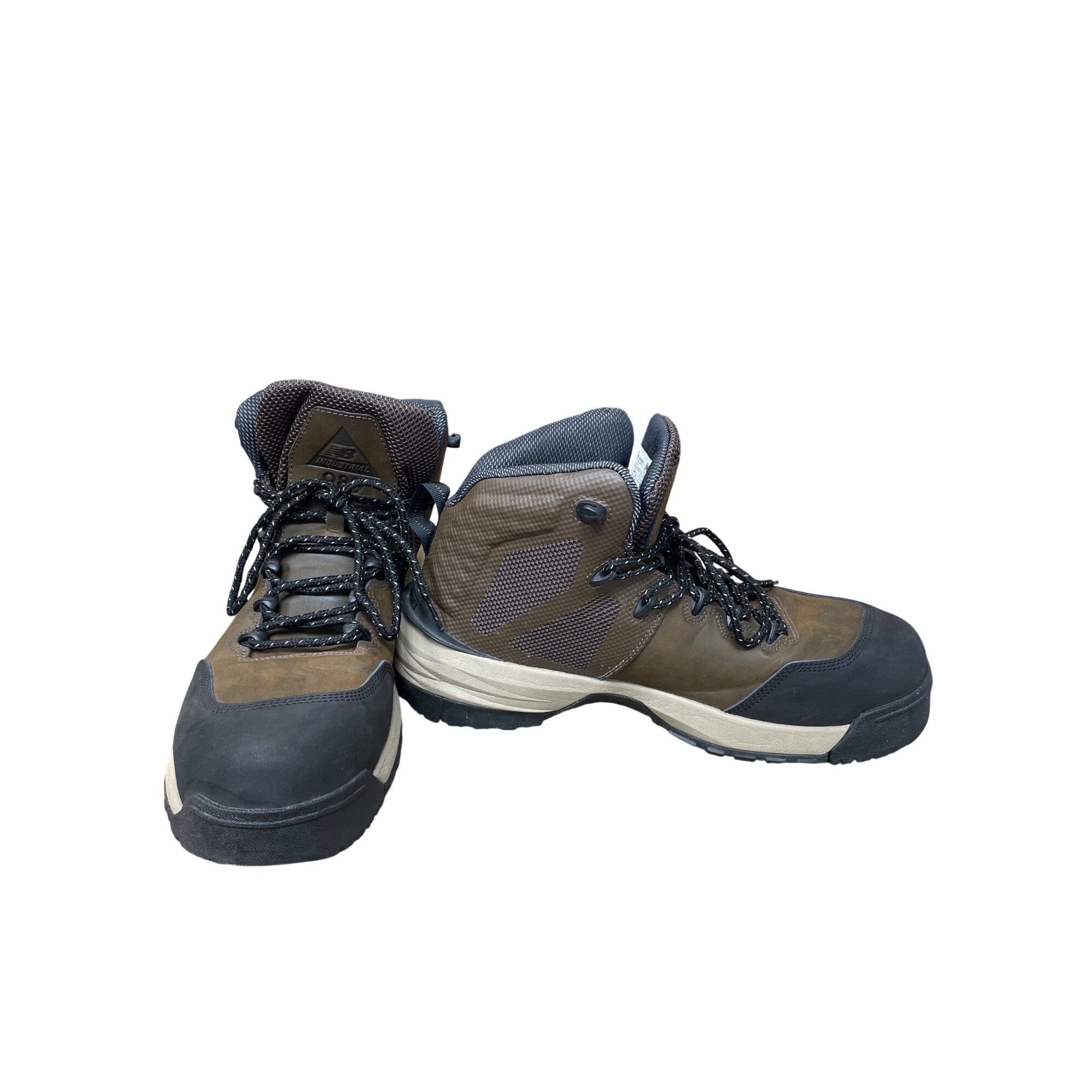 New Balance 989 Industrial Mens Black brown leather ankle bo