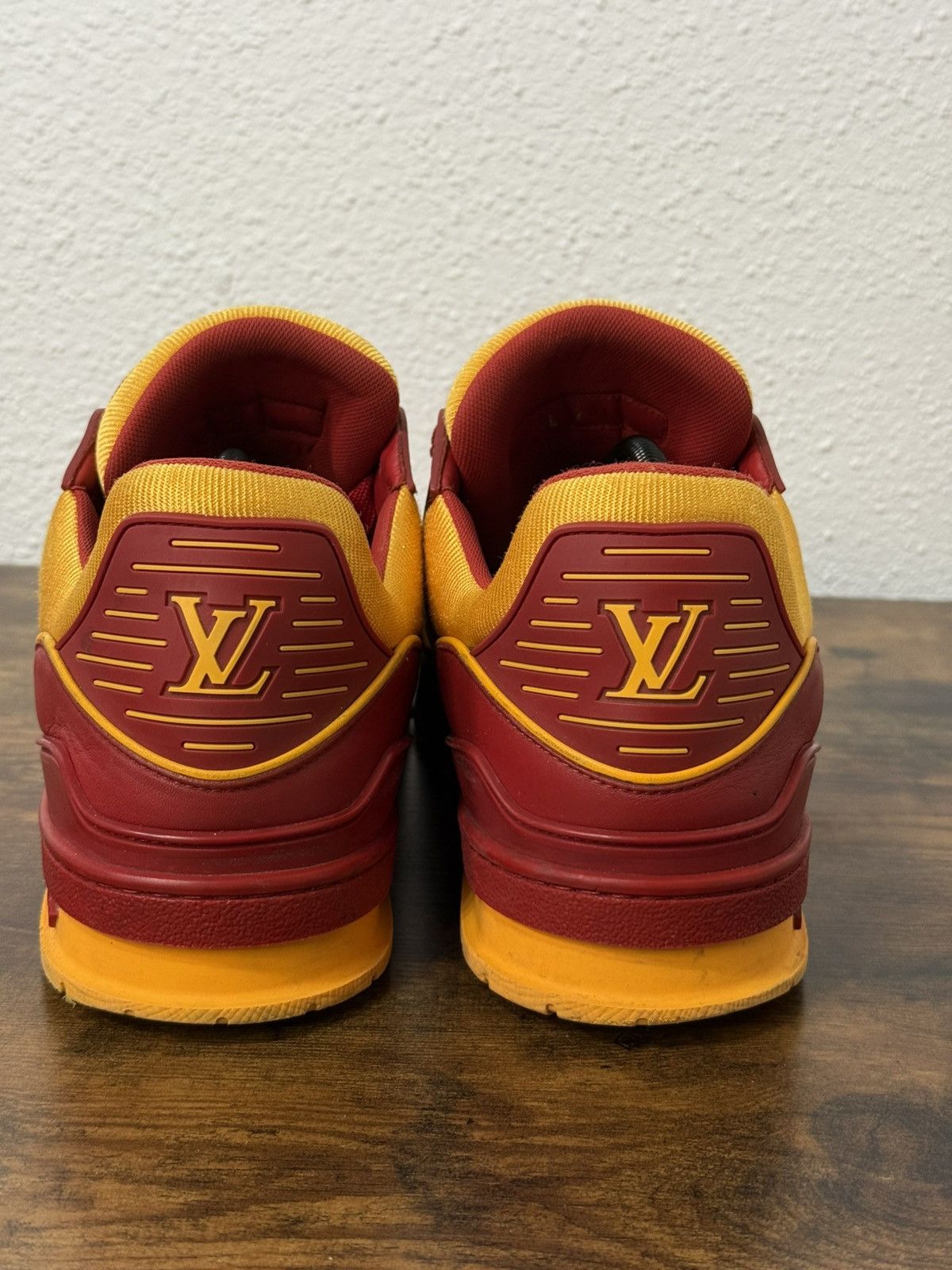 Louis Vuitton Louis Vuitton Monogram Red Orange Trainer Sneakers Size US 9 / EU 42 - 17 Thumbnail