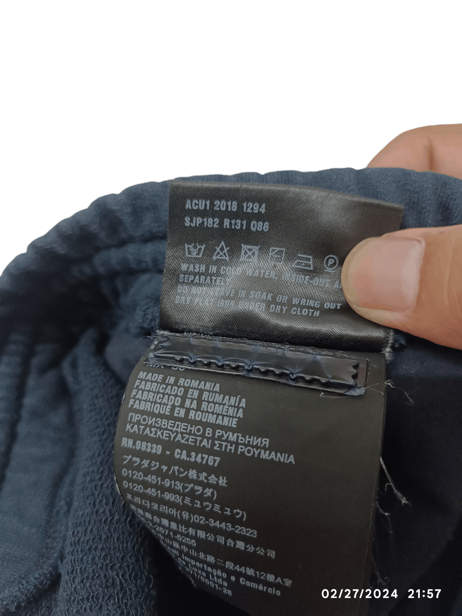 Prada Prada Milano jogger pants Size US 31 - 6 Thumbnail
