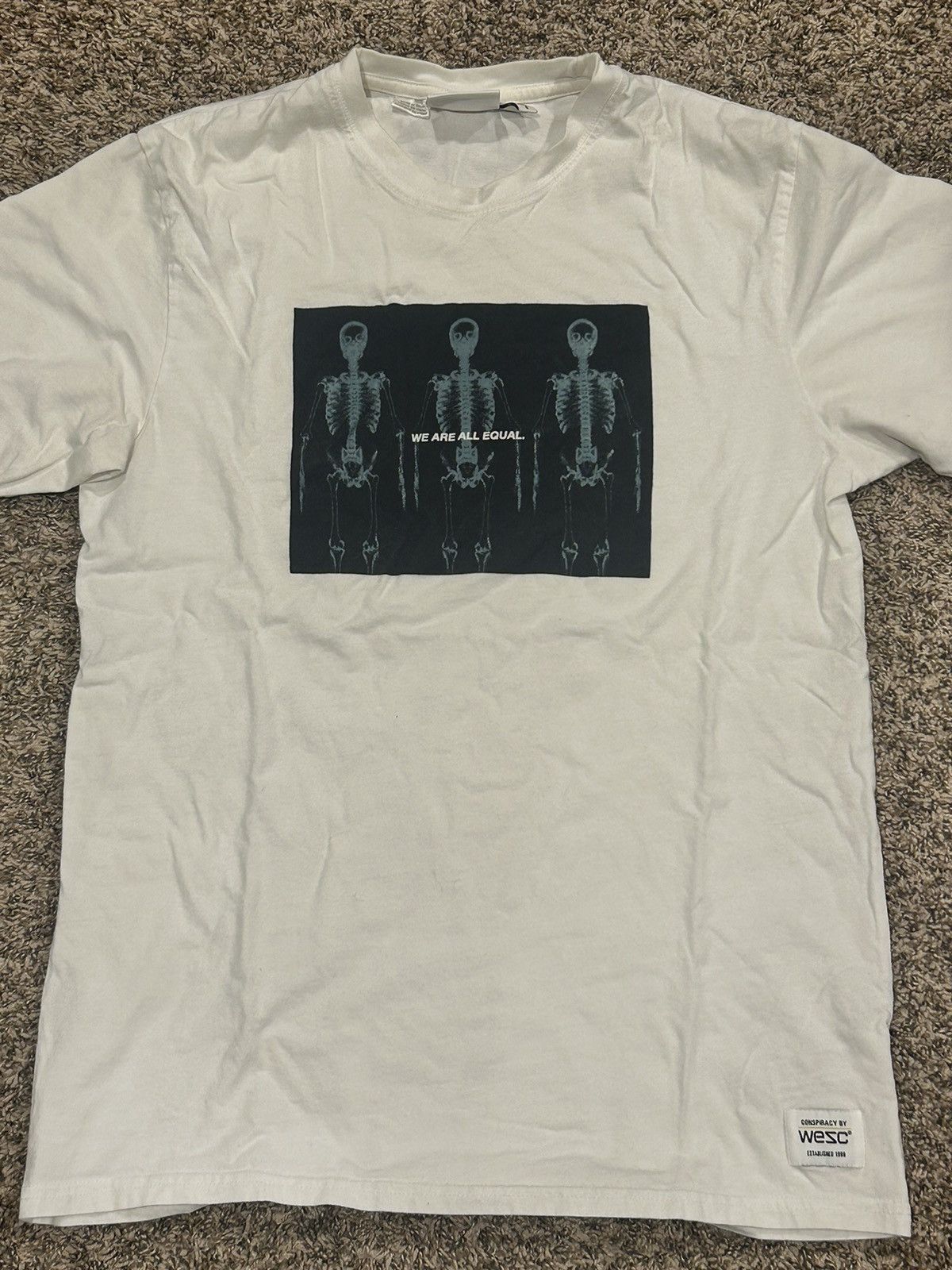 WeSC we are all equal tee shirt Size US M / EU 48-50 / 2 - 1 Thumbnail