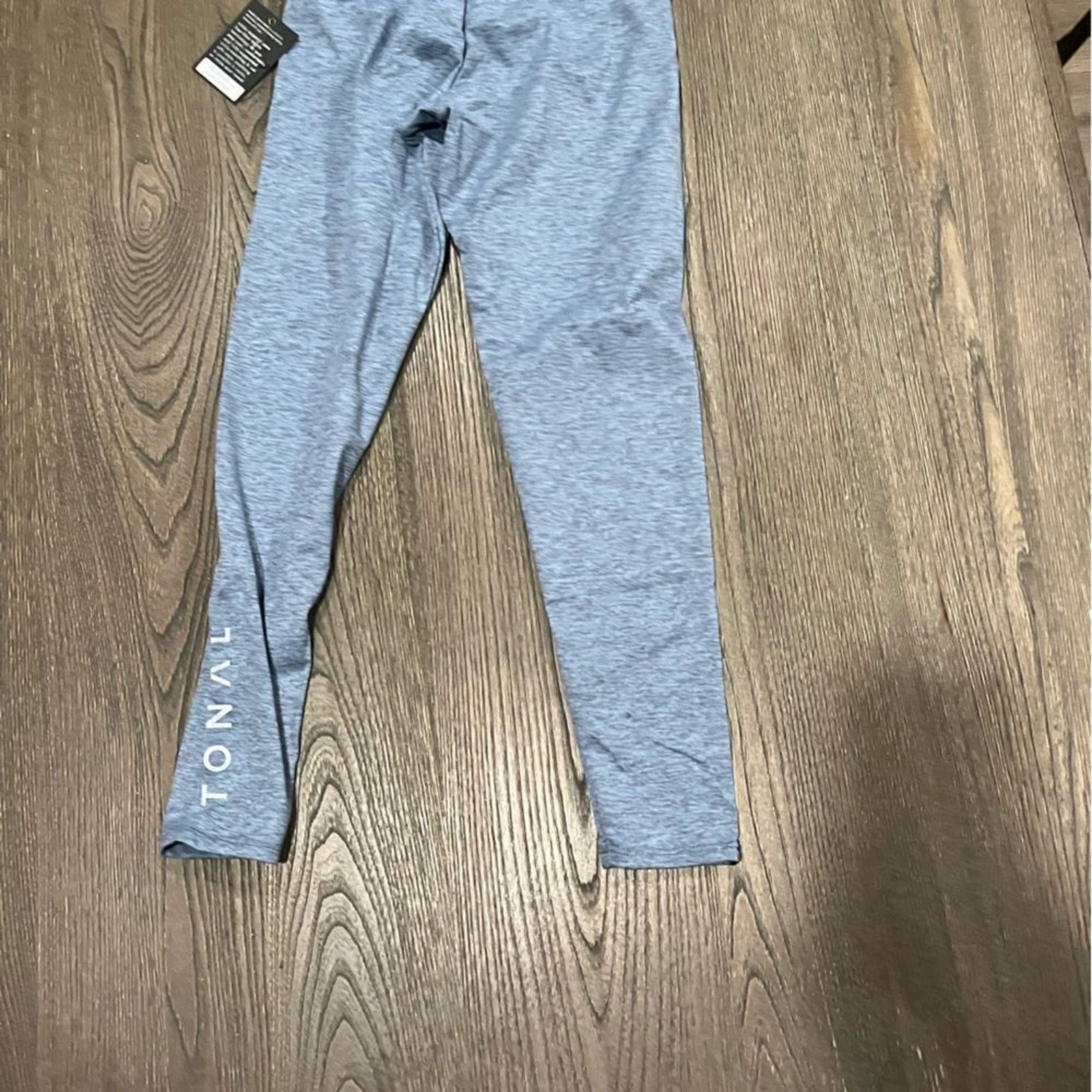 Vintage NWT Tonal Onzie Luxe Leggings Heathered Blue Size XS Size 24" / US 00 / IT 34 - 7 Thumbnail