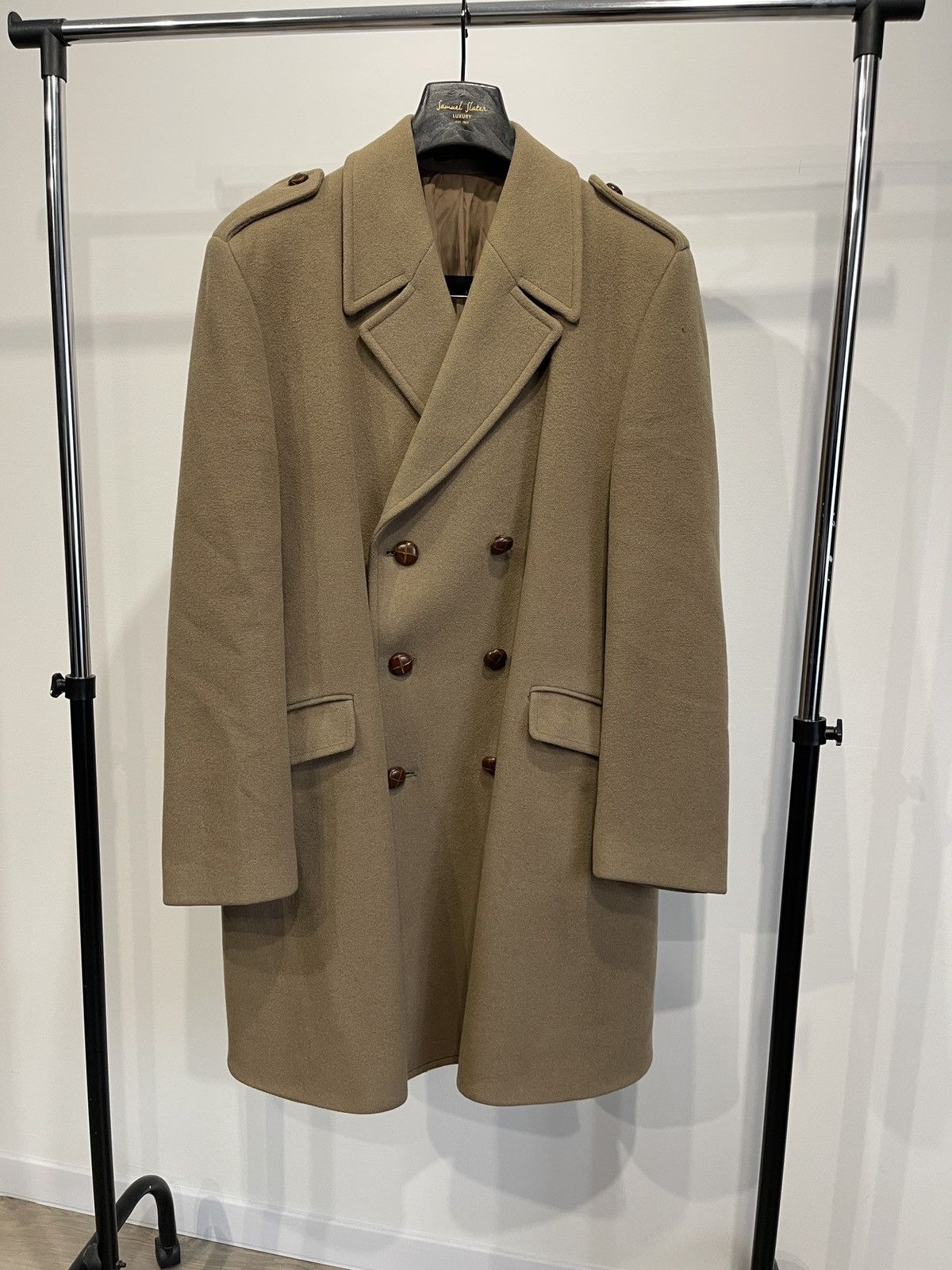 Vintage Vintage John Lewis Double Breasted Overcoat England Coat XL Size US XL / EU 56 / 4 - 2 Thumbnail