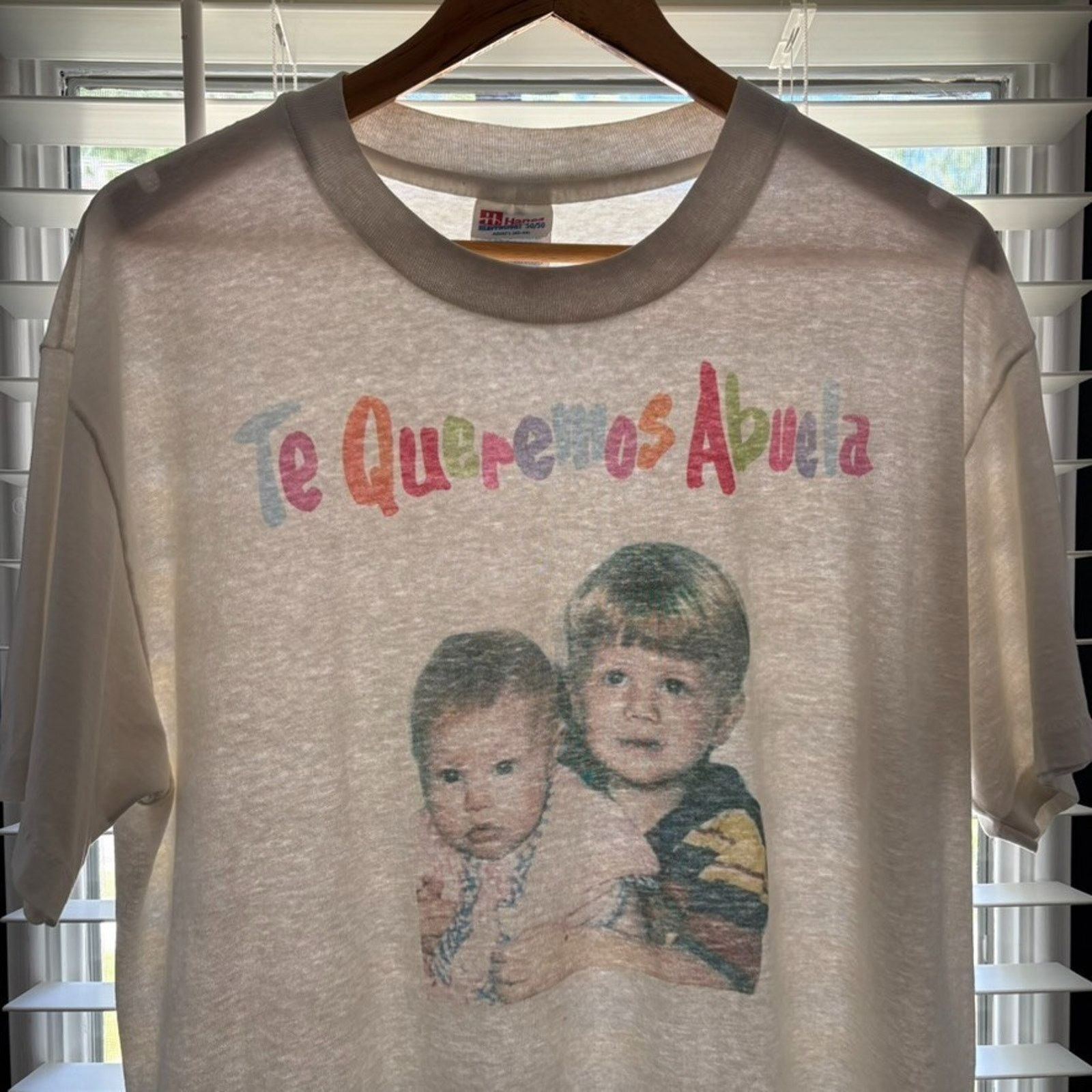 Vintage Vintage Random Baby Photo Portrait Art T-Shirt Men's Size L Size US L / EU 52-54 / 3 - 2 Thumbnail