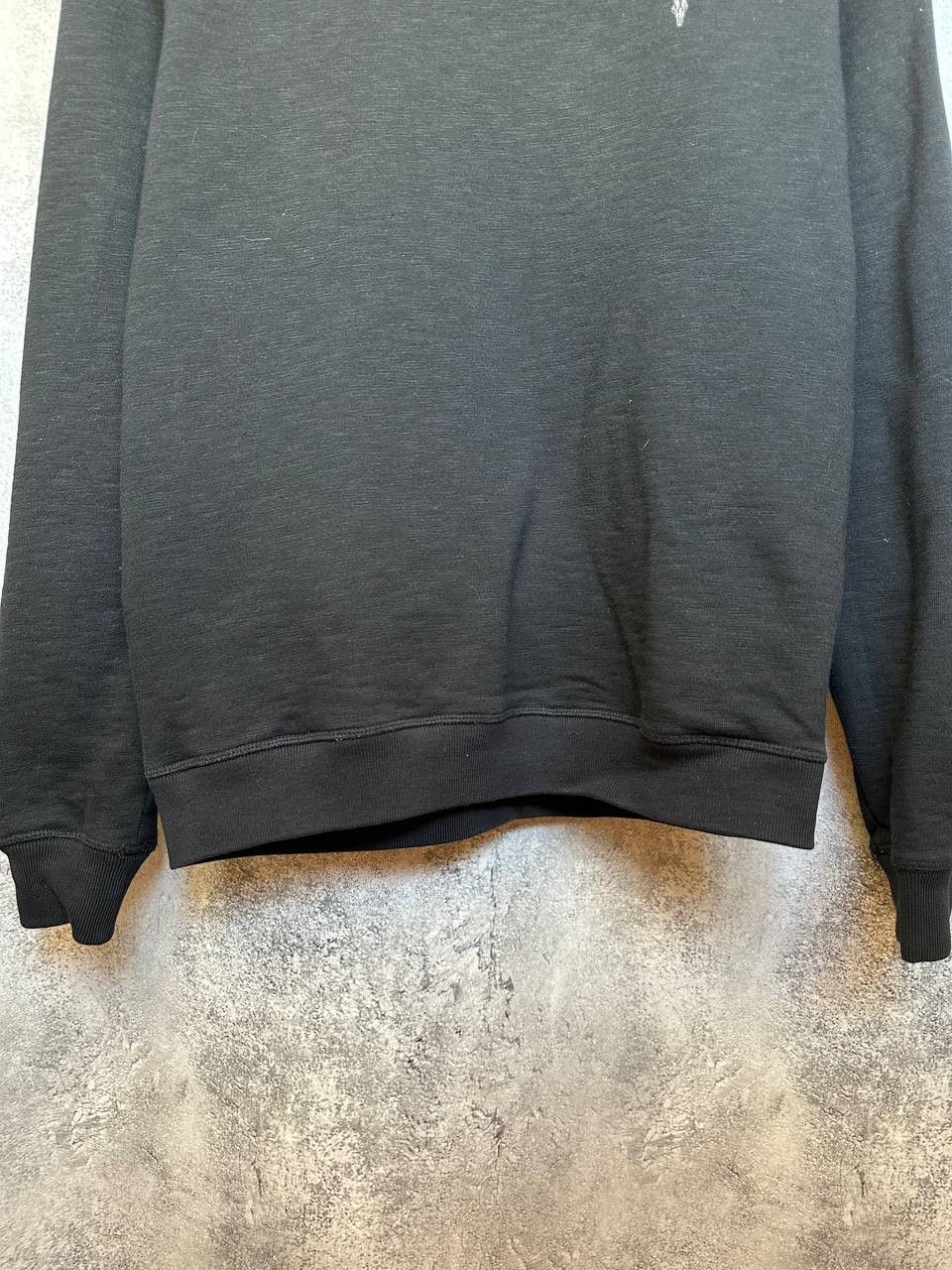 Allsaints ALLSAINTS Wilde Crew Black Sweatshirt LS Oversized Jumper Size US S / EU 44-46 / 1 - 8 Thumbnail