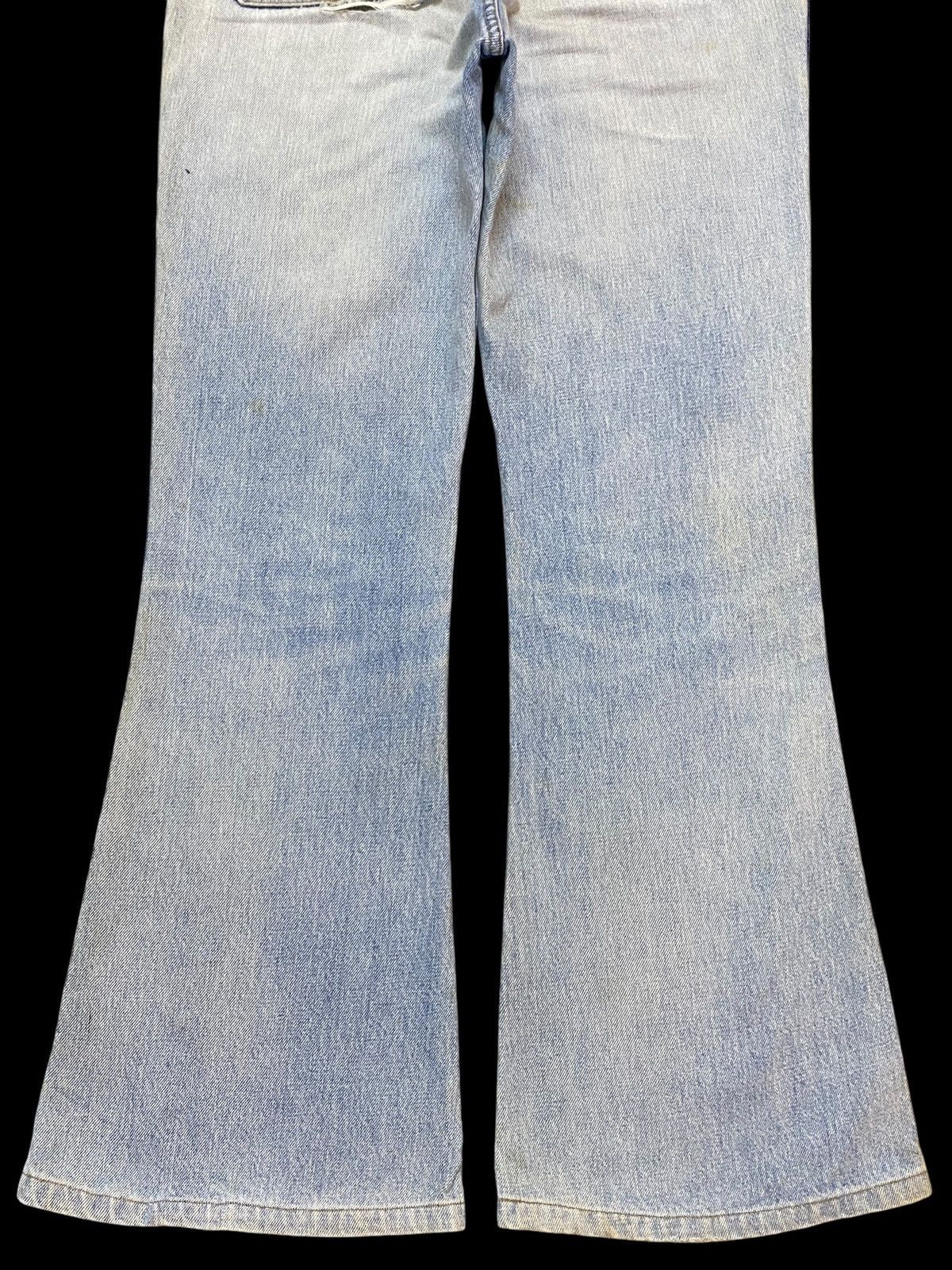 Tornado Mart Vintage Big John 70’s Fade Grunge Distressed Flare Jeans Size US 32 / EU 48 - 6 Thumbnail