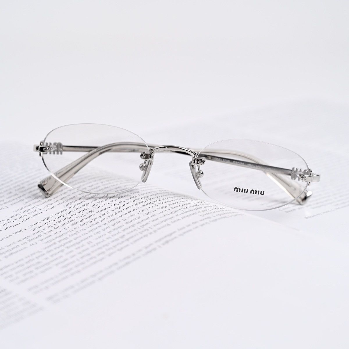 Miu Miu MIU MIU 0MU 53WV 1BC1O1 GLASSES Size ONE SIZE - 6 Thumbnail