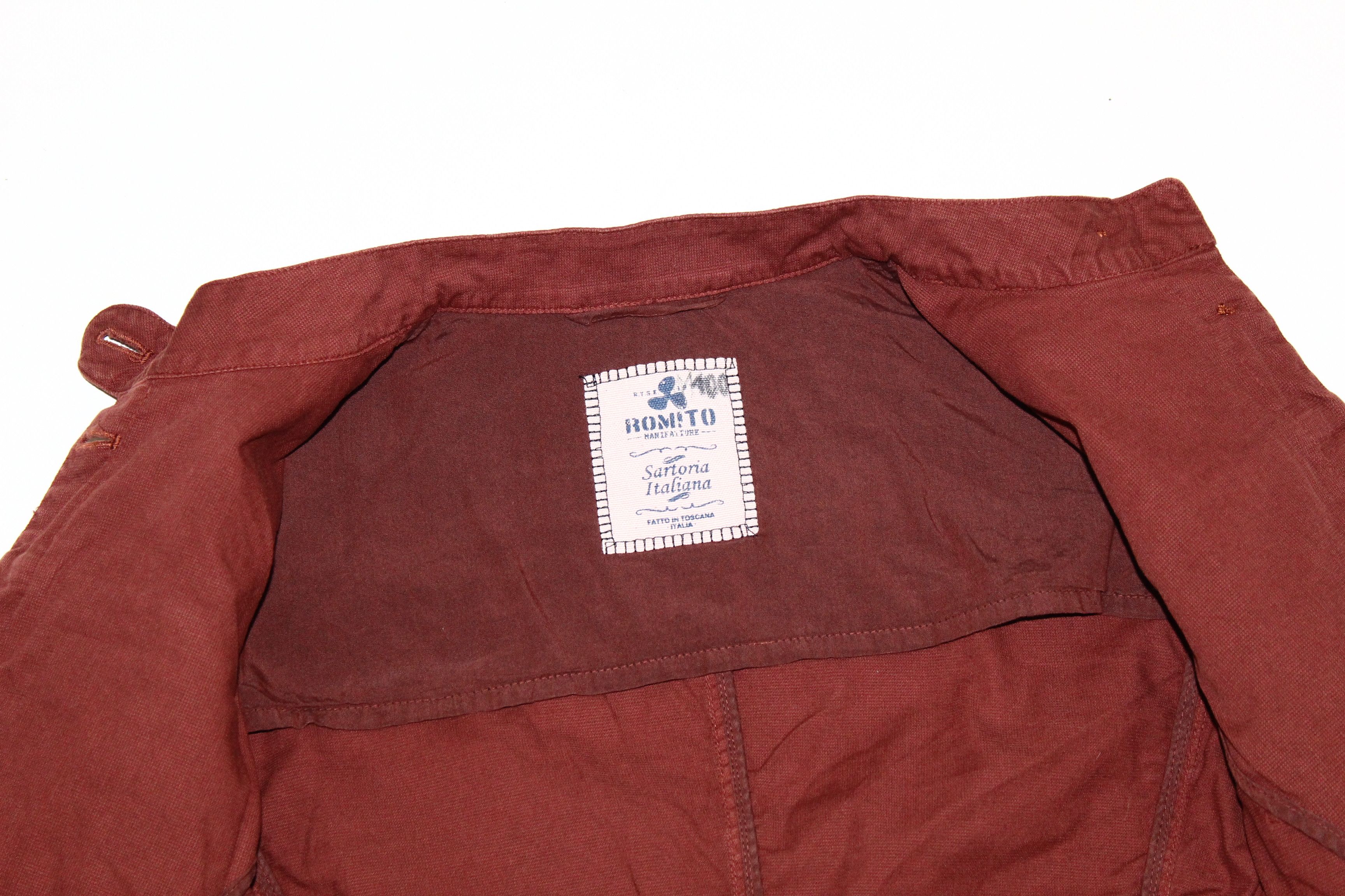 Barena Venezia Romito manifatture buttons up grandad-colllar twill jacket Size US XS / EU 42 / 0 - 6 Thumbnail