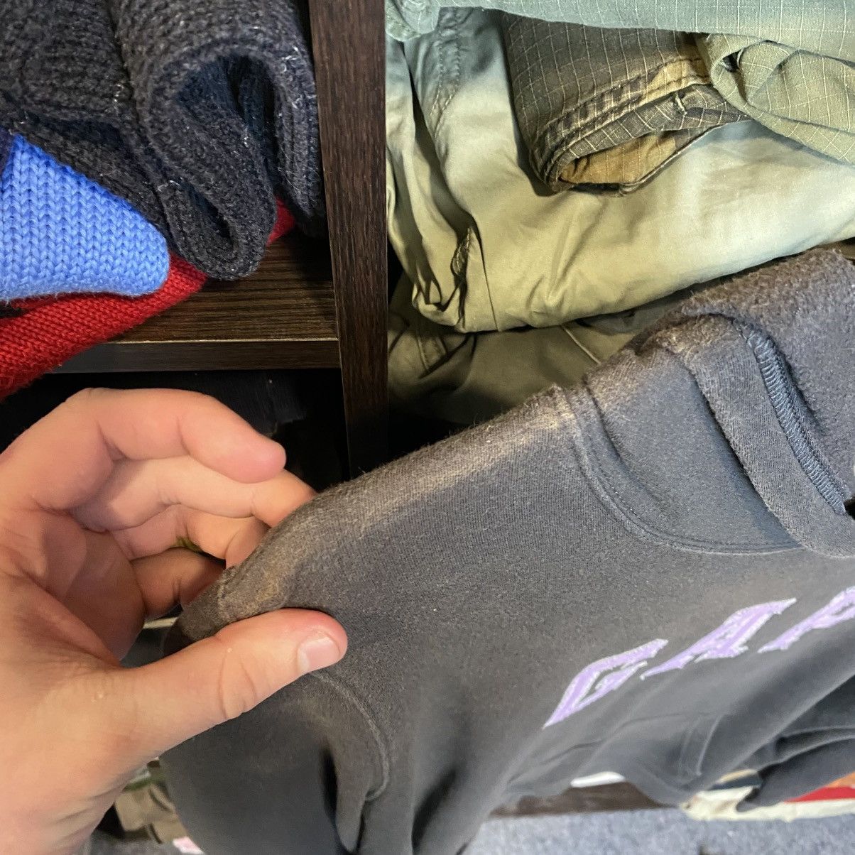 Gap Vintage Gap Big Logo brown y2k hype streetwear hoodie Size M / US 6-8 / IT 42-44 - 6 Thumbnail