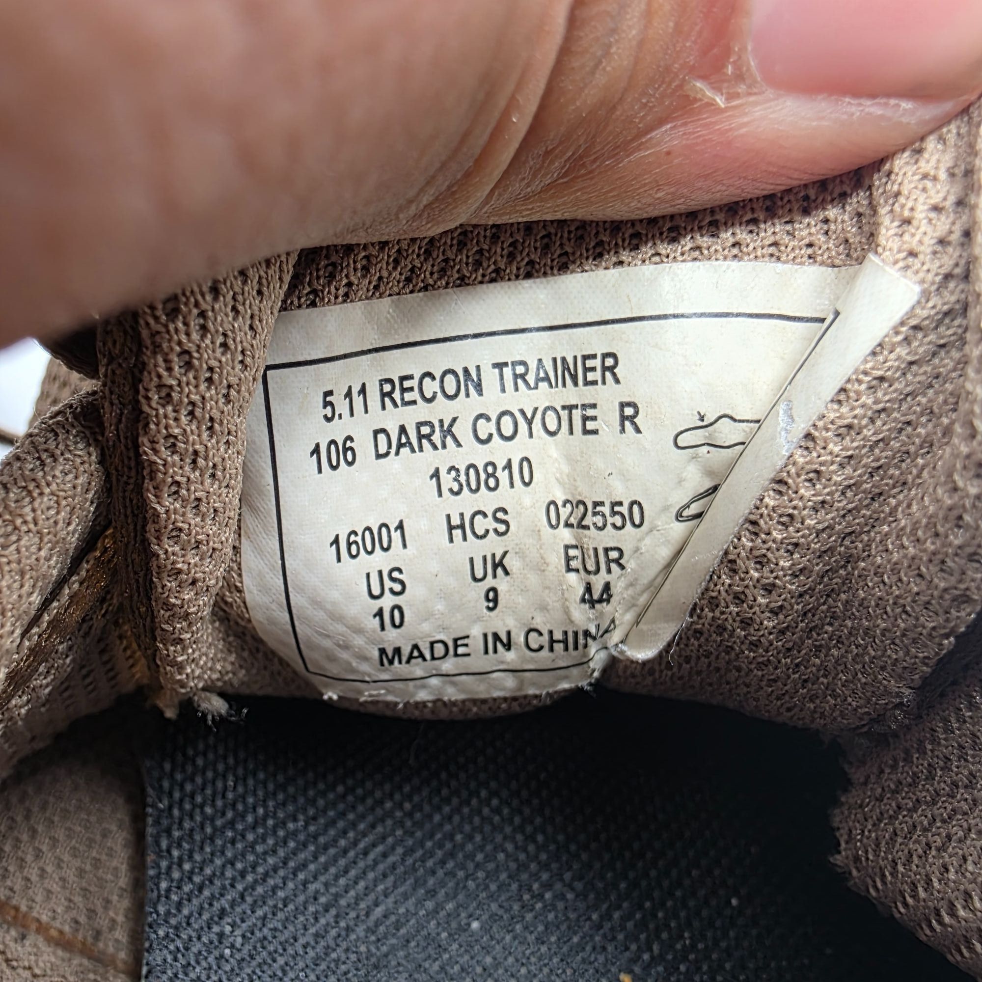 5.11 5.11 Tactical Recon Trainer Mens Size 10 Brown Shoes Dark Co Size US 10 / EU 43 - 6 Thumbnail