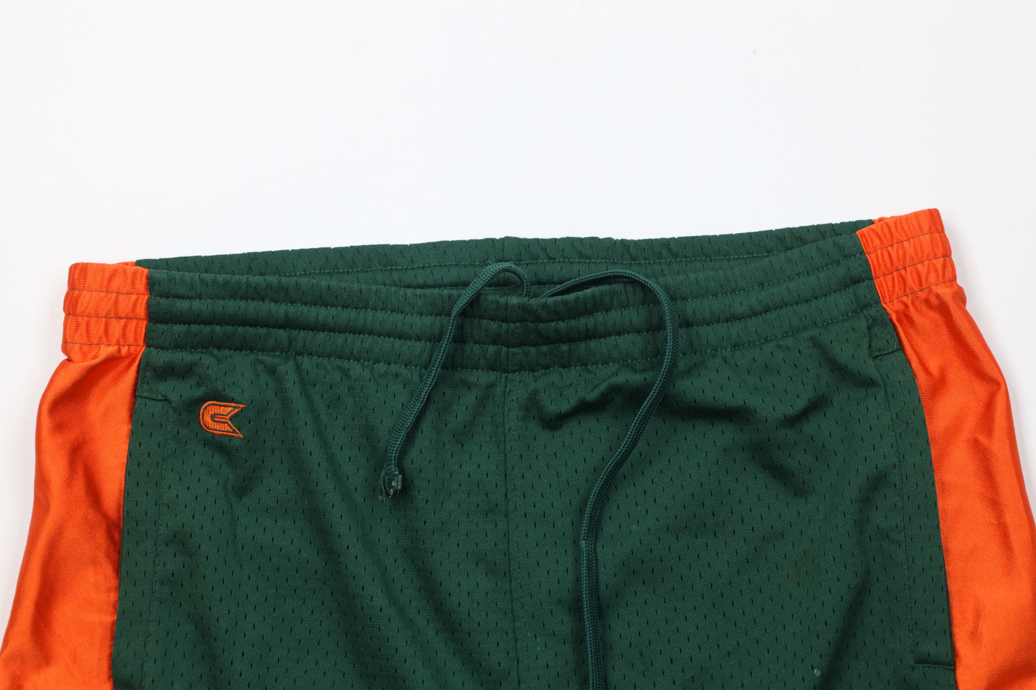 Vintage Vintage University of Miami Hurricanes Mesh Gym Shorts Size US 34 / EU 50 - 2 Thumbnail