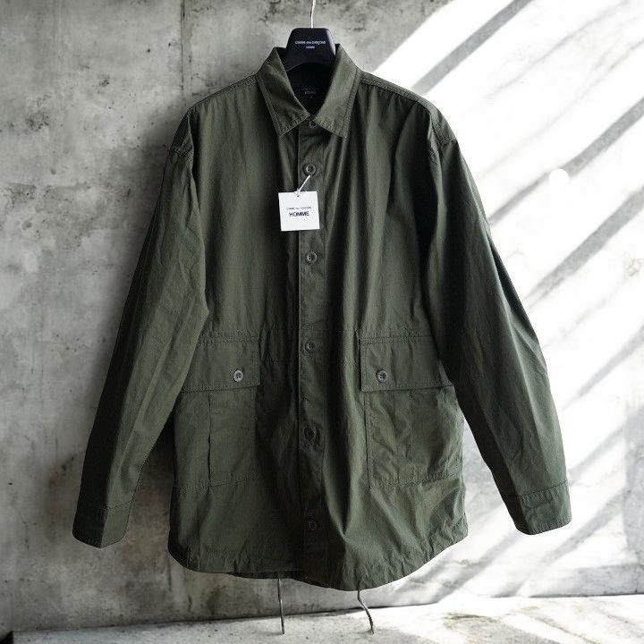 Comme des Garcons Homme NWT 25AW COMME des GARCONS HOMME Garment Dyed Shirt Jacket S Size US S / EU 44-46 / 1 - 1 Thumbnail