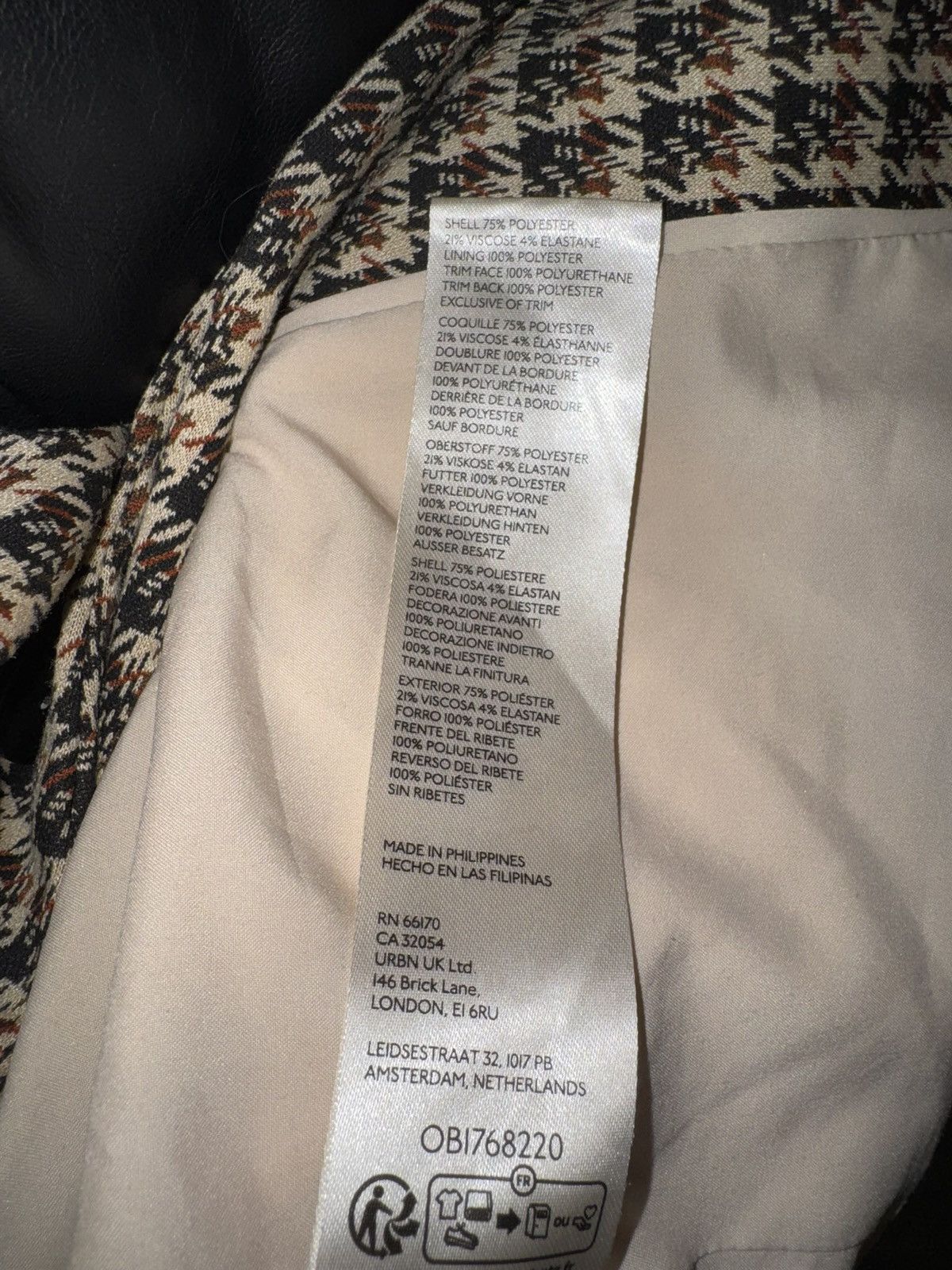 Other Anthropologie houndstooth/tweed body blazer. Size S Size US S / EU 44-46 / 1 - 5 Thumbnail