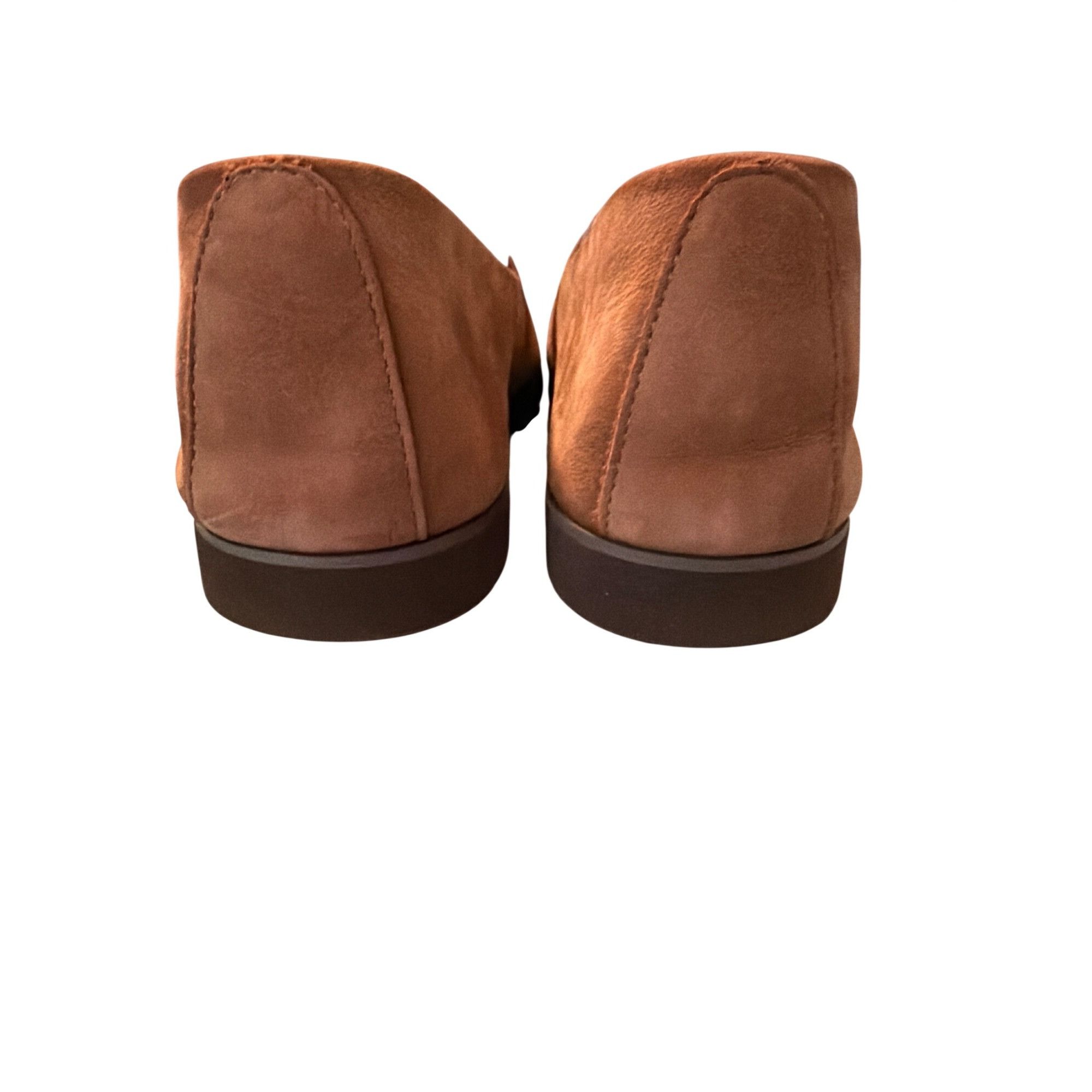 Cole Haan Cole Haan Tan Suede Loafers Flat Shoes Rubber Sole Embroider Size US 9 / IT 39 - 7 Thumbnail