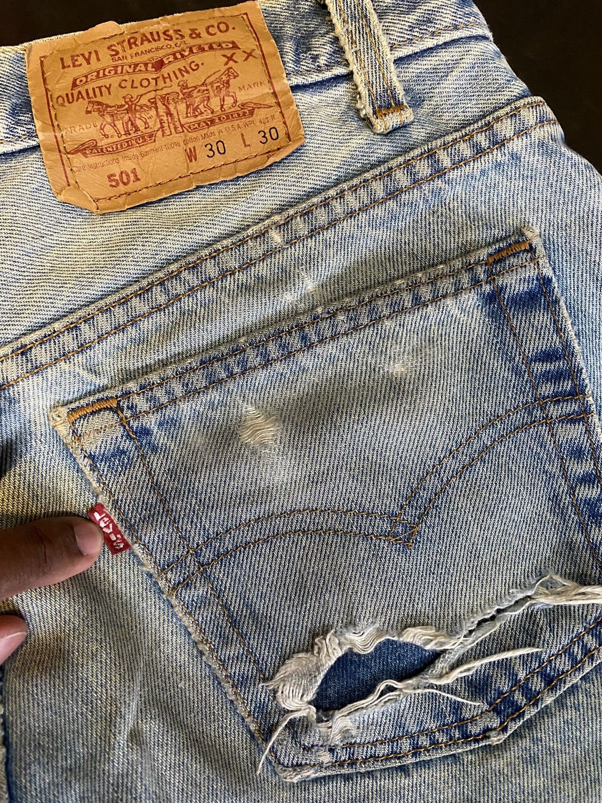 Levi's levis 501 usa Size US 30 / EU 46 - 7 Thumbnail