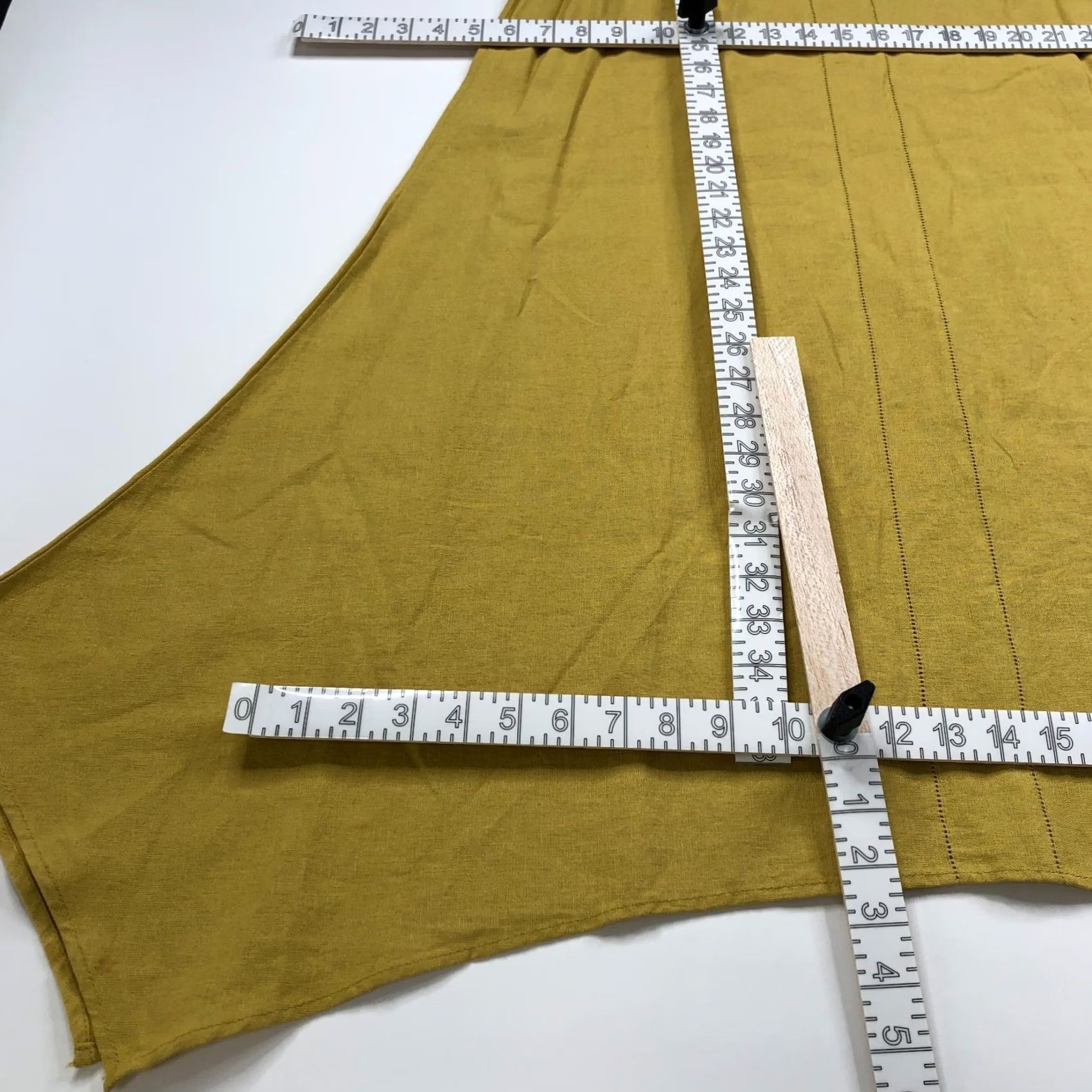 Cynthia Rowley Cynthia Rowley Mustard Yellow 100% Linen Sleeveless Knee Dress A-Line Shirt Womens S Vintage No Size S / US 4 / IT 40 - 6 Thumbnail