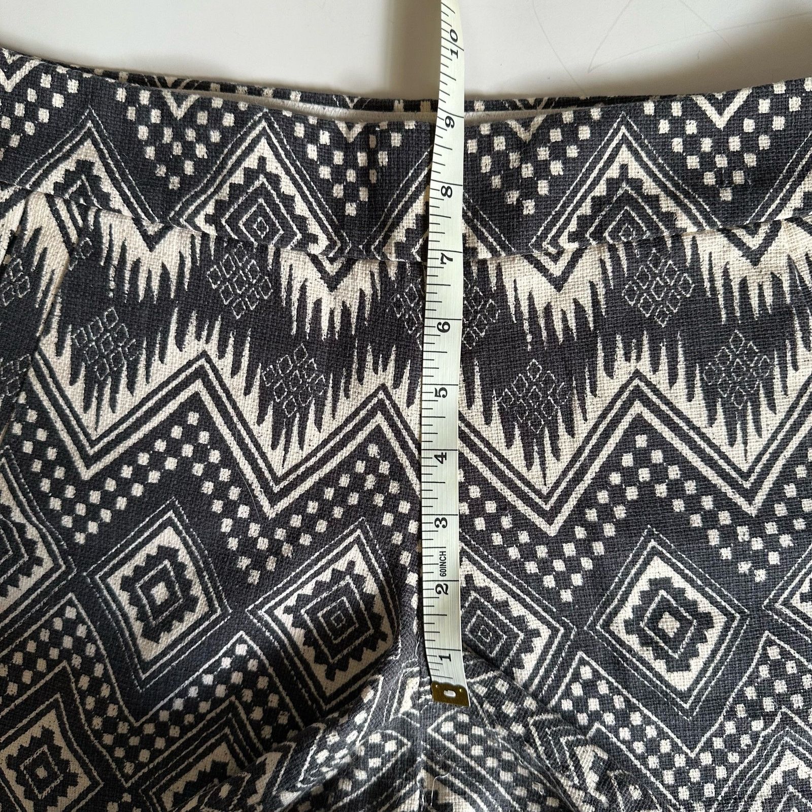 J.Crew J.Crew Black White Aztec Print Shorts Size 4 Ikat geometric Size 27" / US 4 / IT 40 - 9 Thumbnail