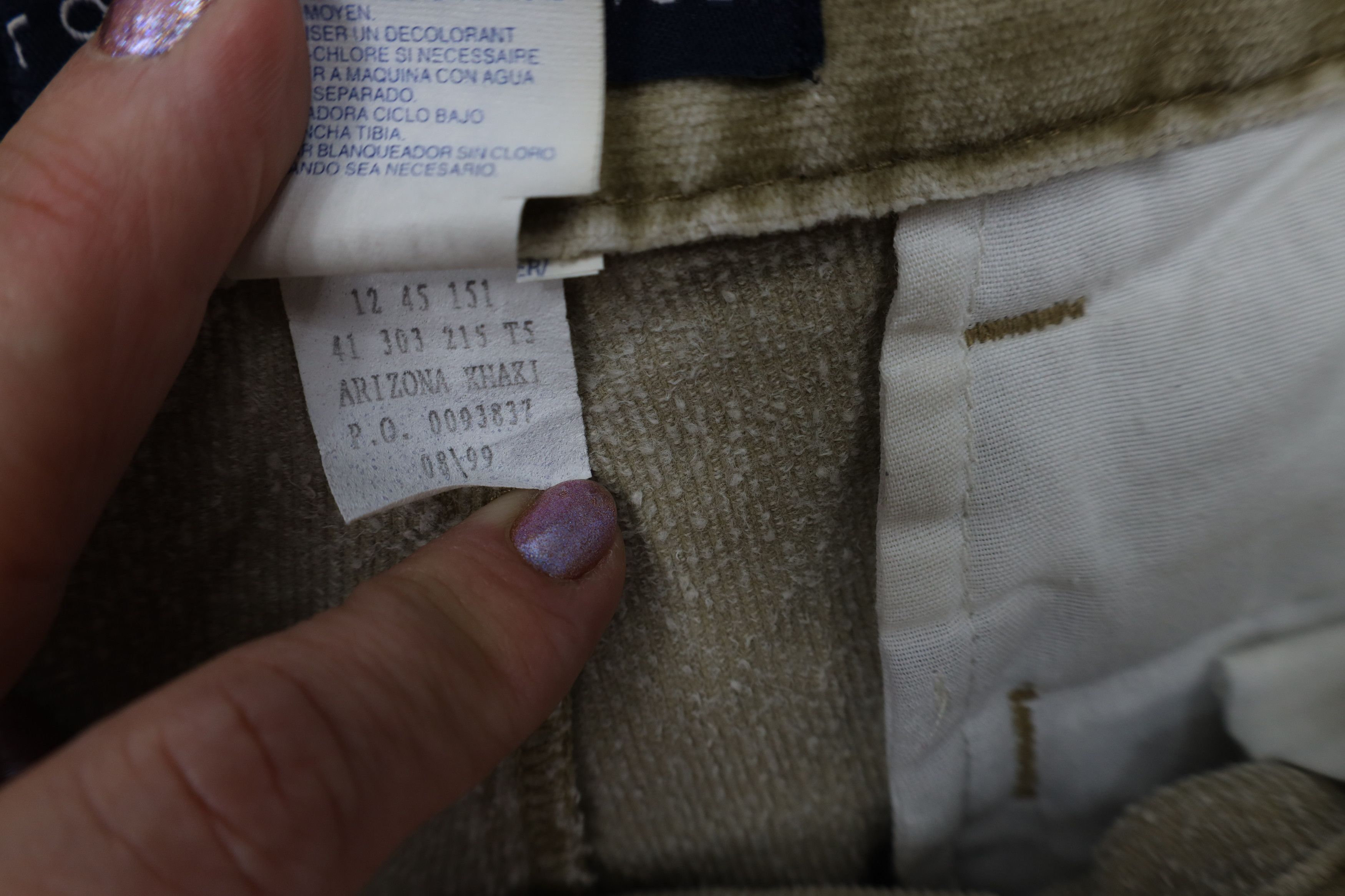 Tommy Hilfiger Vintage 90s Tommy Hilfiger Wide Leg Corduroy Chino Pants Size US 36 / EU 52 - 10 Thumbnail