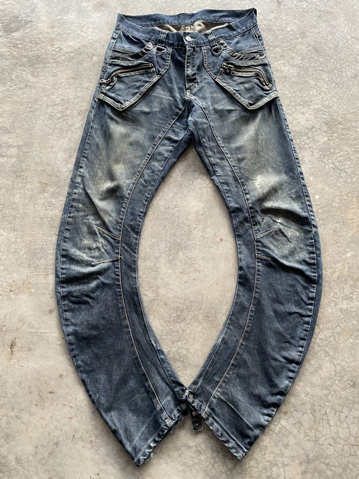 PPFM Vintage PPFM J Curve cut denim Size US 34 / EU 50 - 2 Thumbnail