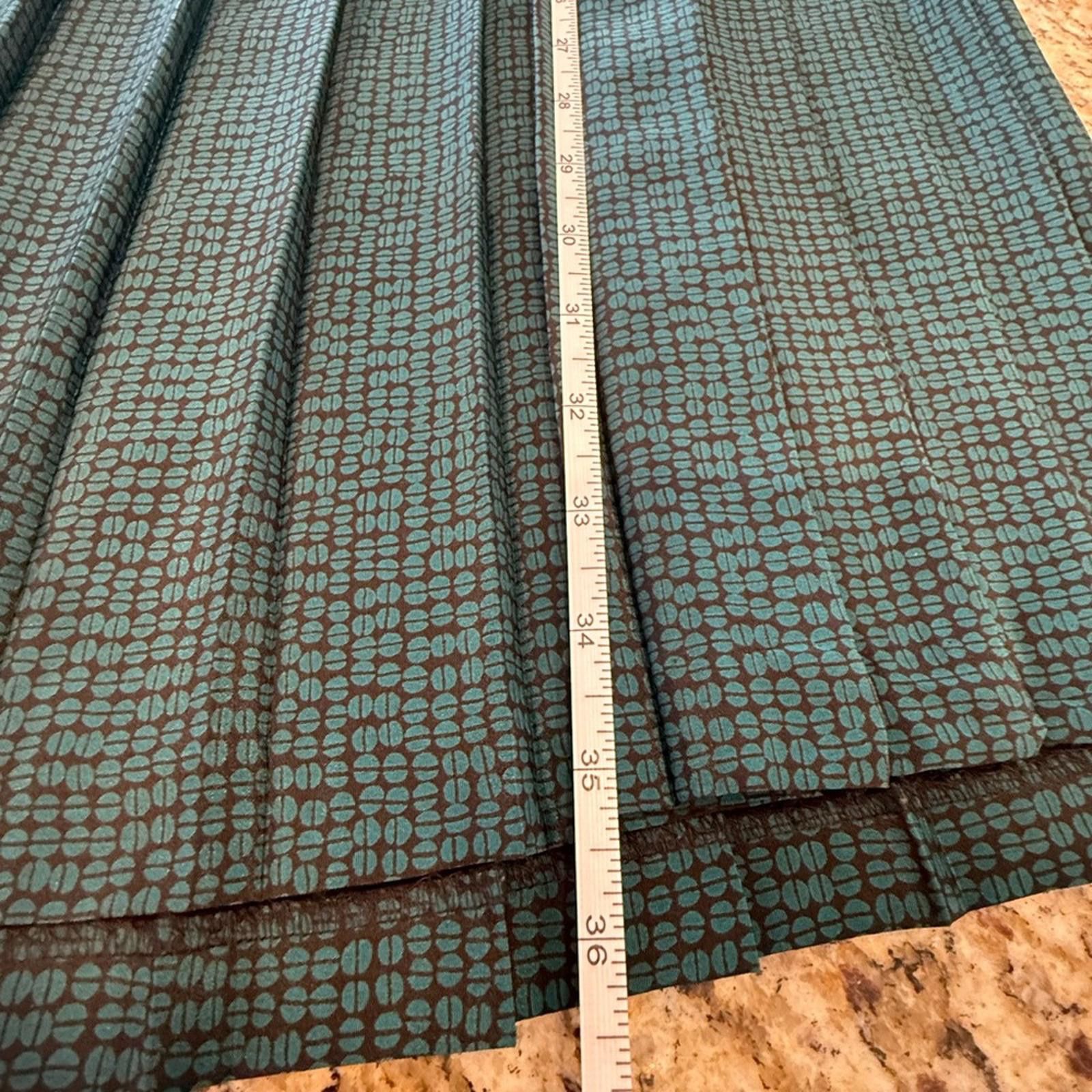 Other Leslie Fay vintage green black pleated midi skirt SZ 8 Size 30" / US 8 / IT 44 - 6 Thumbnail
