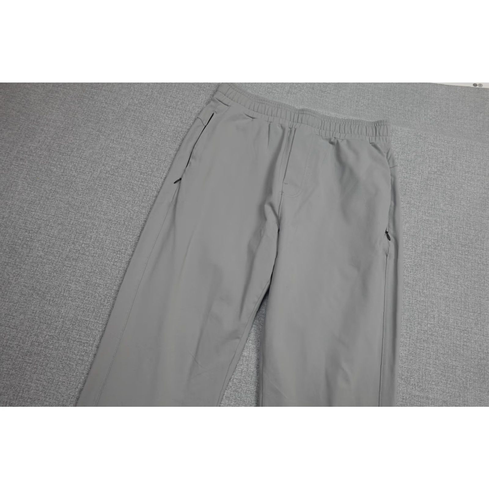 Vintage Public Rec Sweatpants Mens 32 Regular Gray Track Pants with Pockets Zip Pocket Drawstring Slim Fit Size US 32 / EU 48 - 2 Thumbnail