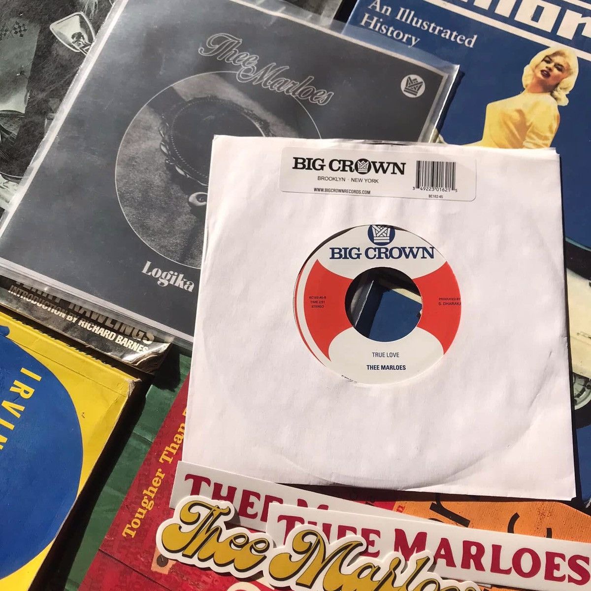 Band Tees Thee marloes - Big Crown Records brooklyn New York Size ONE SIZE - 10 Thumbnail