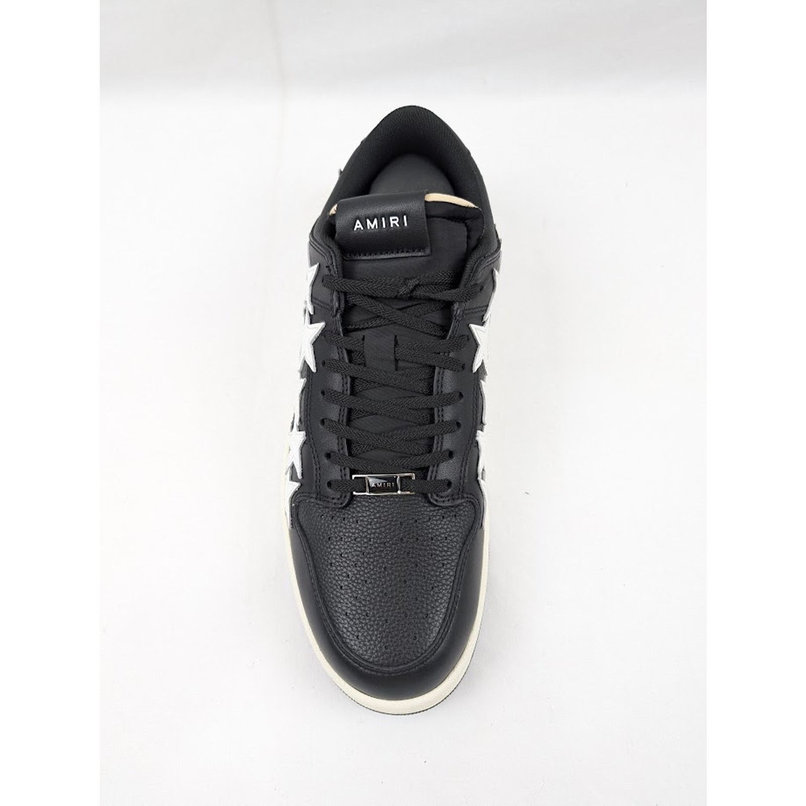 Amiri o1rshd1 Stars Low-Top Sneakers in Black/White Size US 13 / EU 46 - 7 Thumbnail