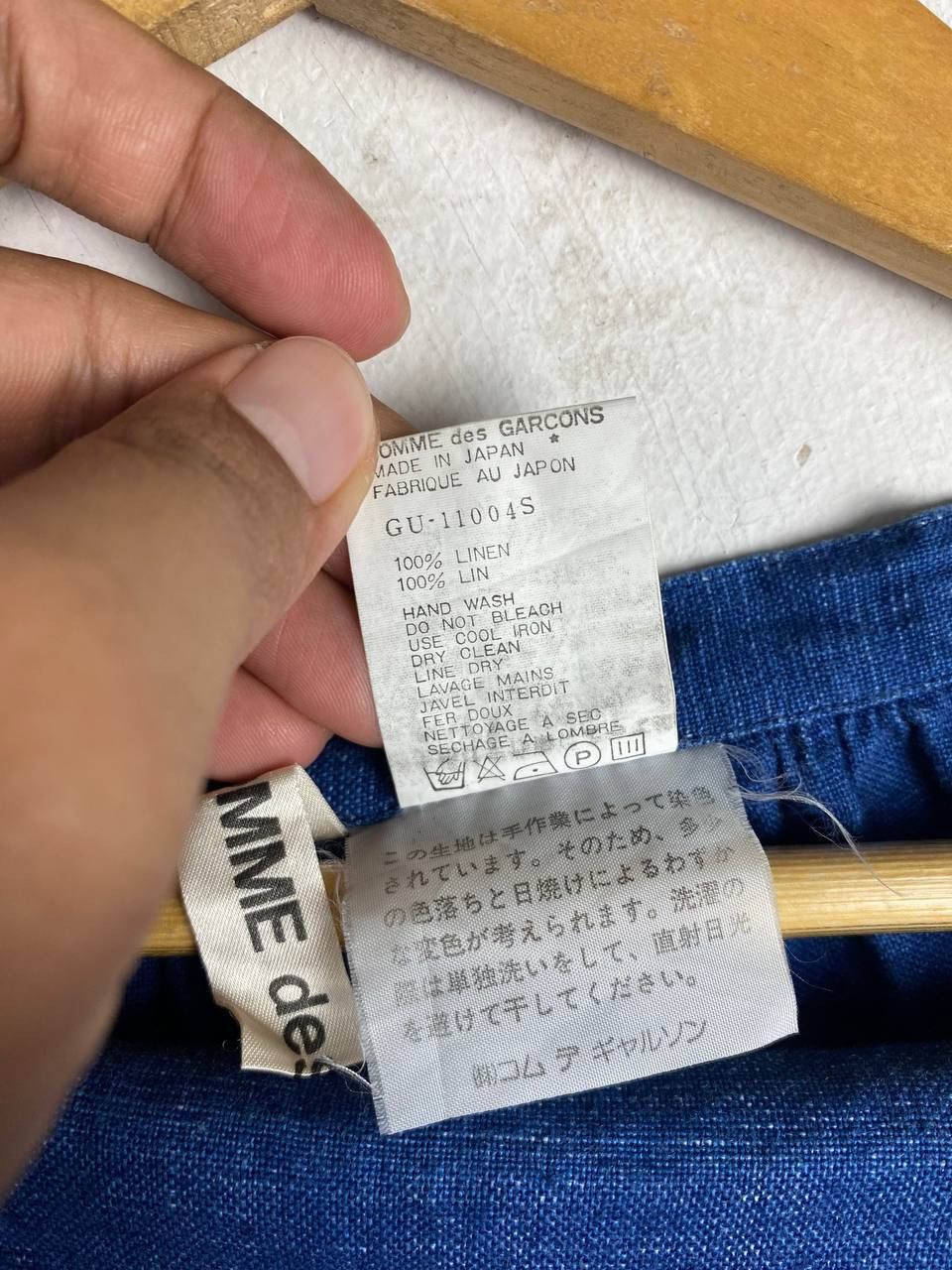 Comme des Garcons × If Six Was Nine vintage comme des garcons ad1989 denim short dress Size S / US 4 / IT 40 - 8 Thumbnail