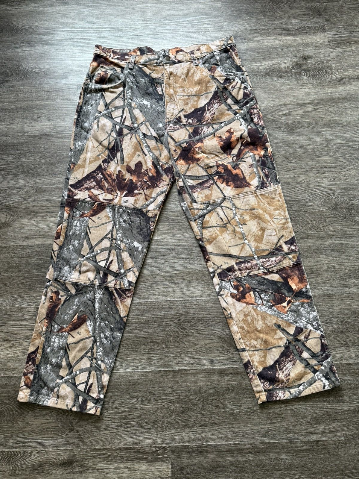 Realtree Vintage Wrangler Realtree Camo Double Knee Pants Workwear Size US 38 / EU 54 - 1 Thumbnail