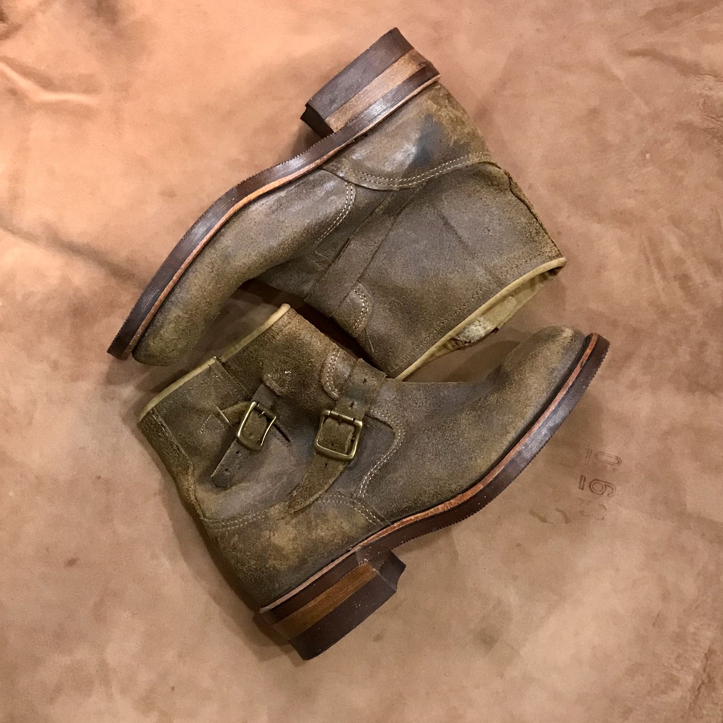 Chippewa CHIPPEWA ROUGH OUT LEATHER LOW RISE BOOTS Size US 10.5 / EU 43-44 - 1 Thumbnail