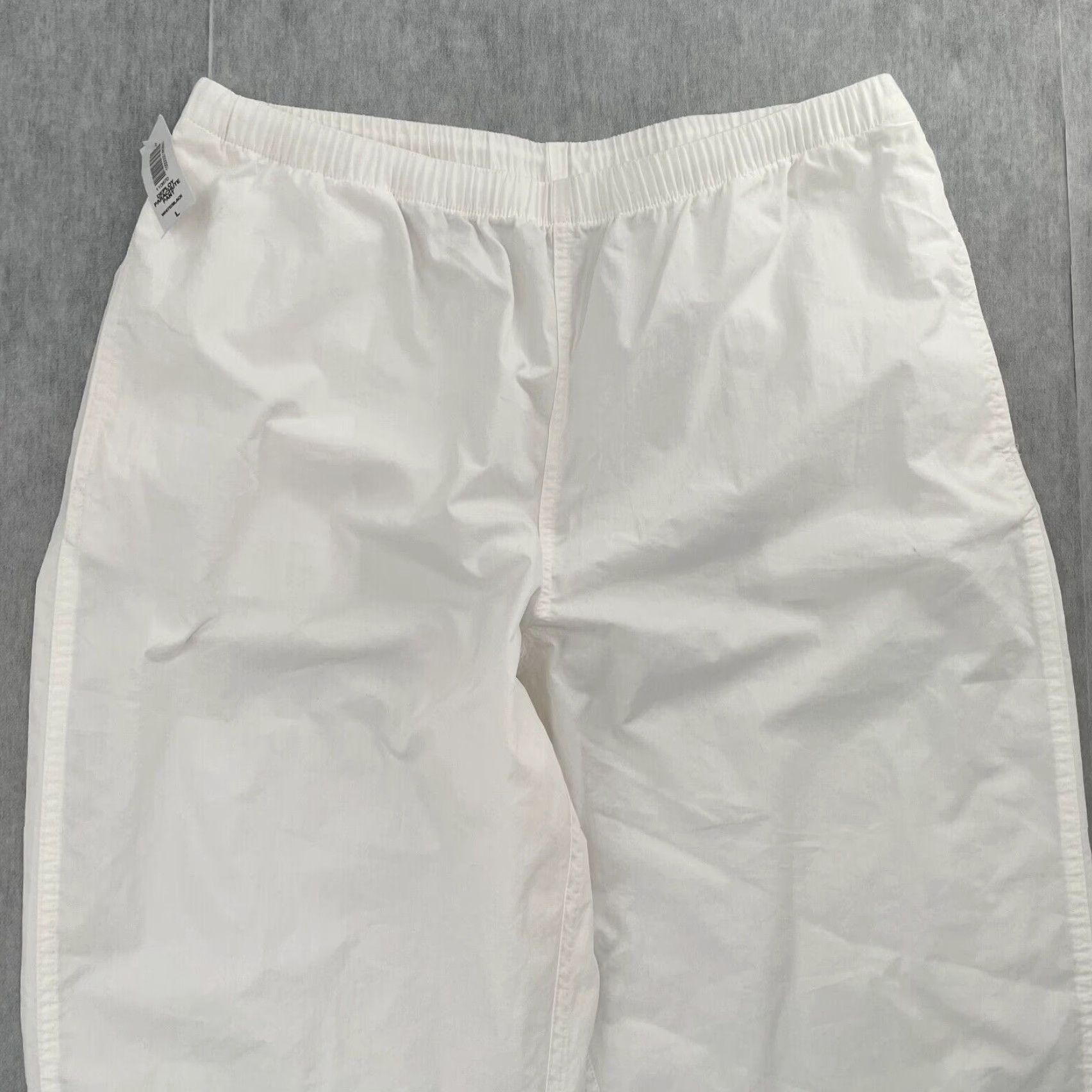 Aritzia VINTAGE Aritzia TNA Parachute Pants Womens Large White Casual Baggie Joggers 90s Ladies L Size 36" / US 14 / IT 50 - 3 Thumbnail