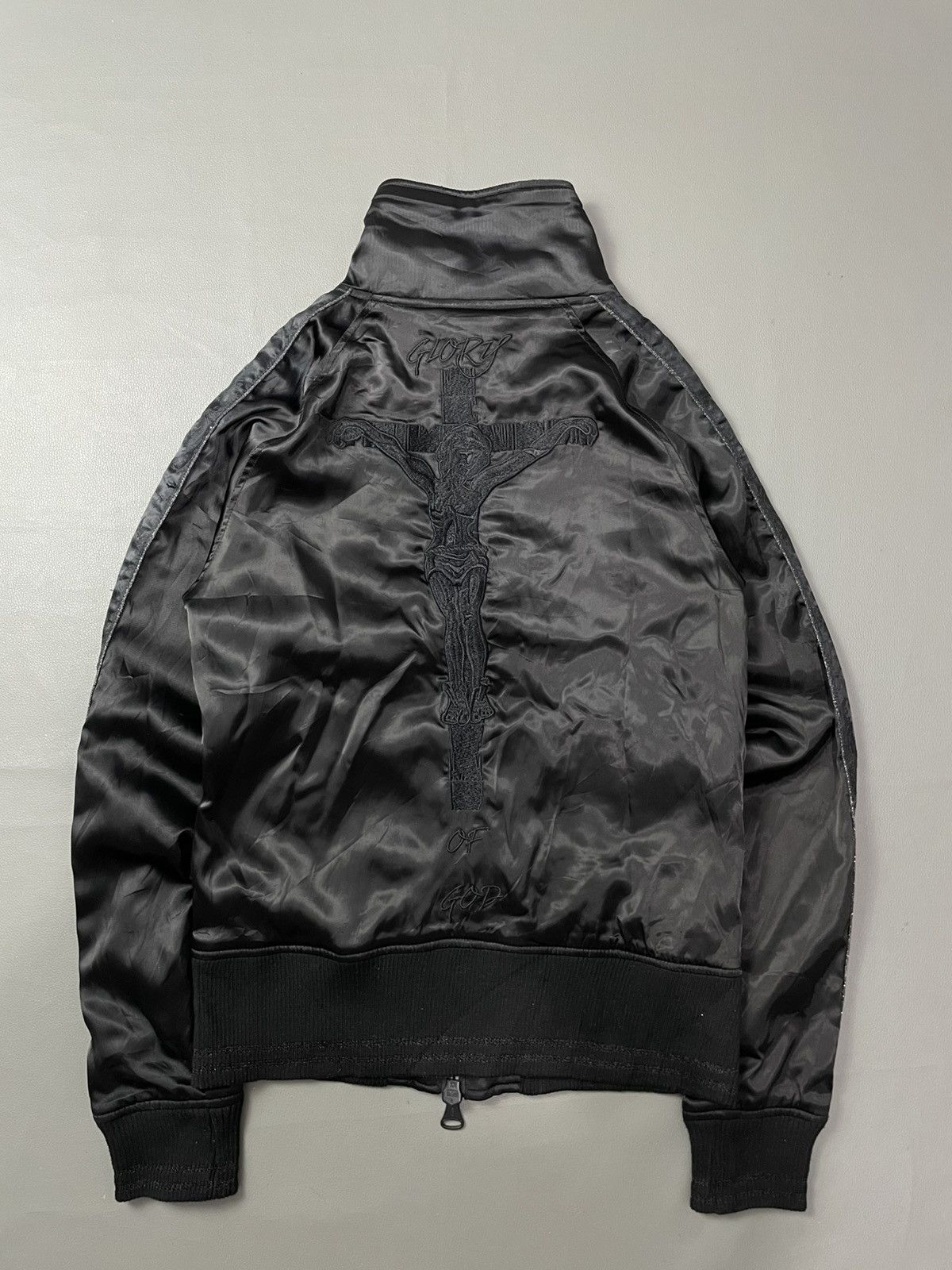 GOSTAR DE FUGA Jesus on the cross Embroiderd Gothic Track Jacket Fuga Japan Size S / US 4 / IT 40 - 4 Thumbnail