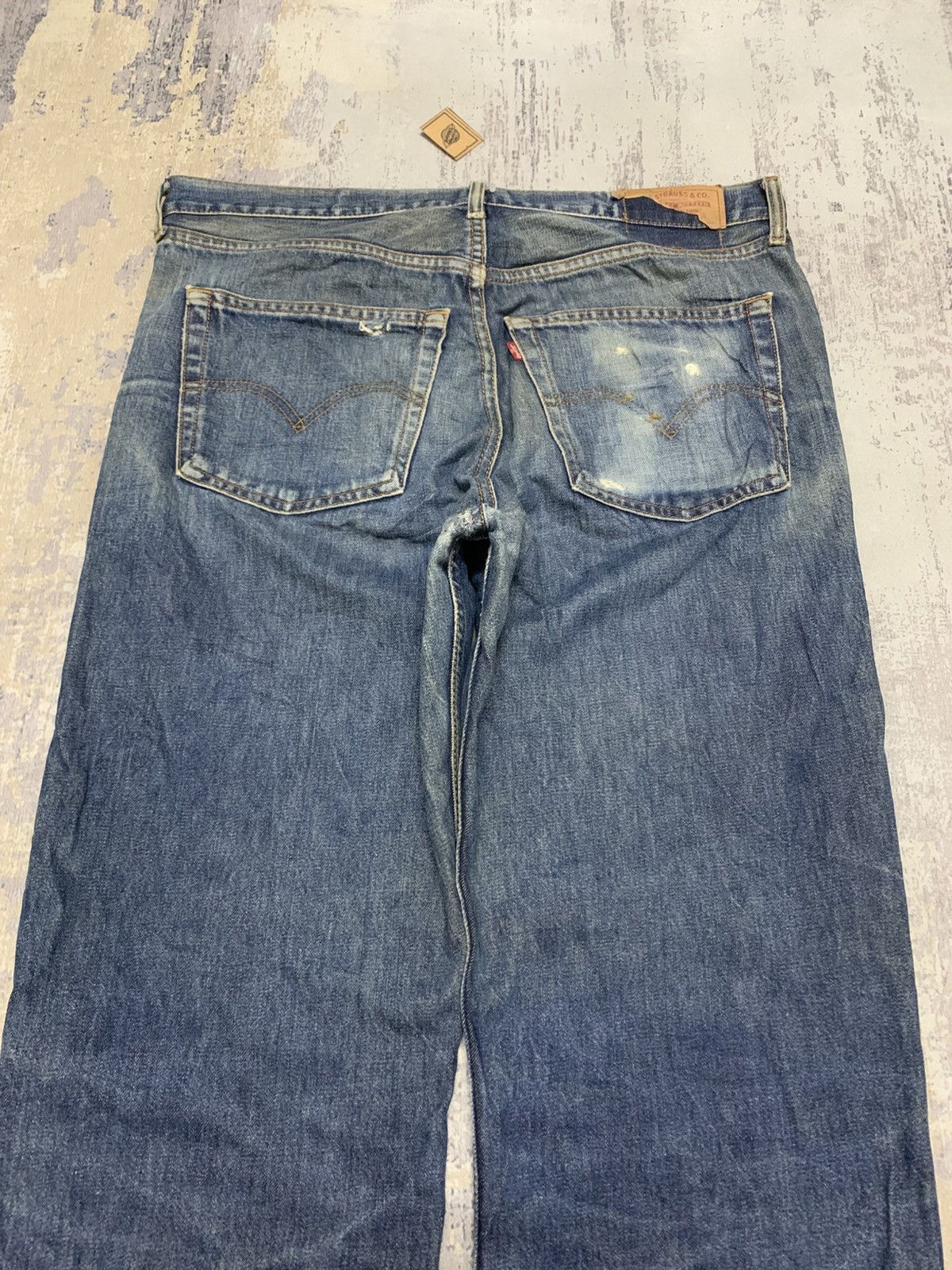 Levi's VTG 90s Levi’s 508 Straight Leg Denim Jeans Faded Wash 38x30 Size US 38 / EU 54 - 7 Thumbnail