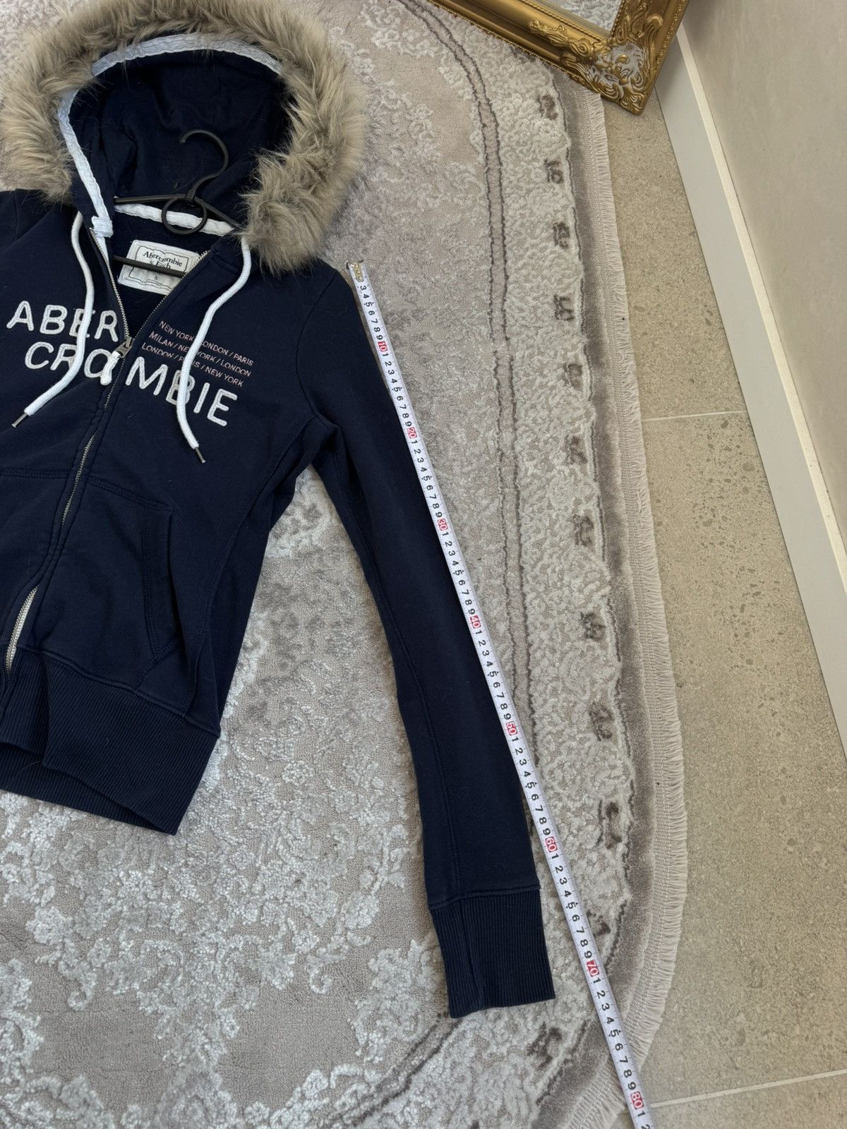 Abercrombie & Fitch Vtg Y2K If6was9 LGB Goa Vibe Abercrombie Fitch fur zip Hood Size S / US 4 / IT 40 - 6 Thumbnail