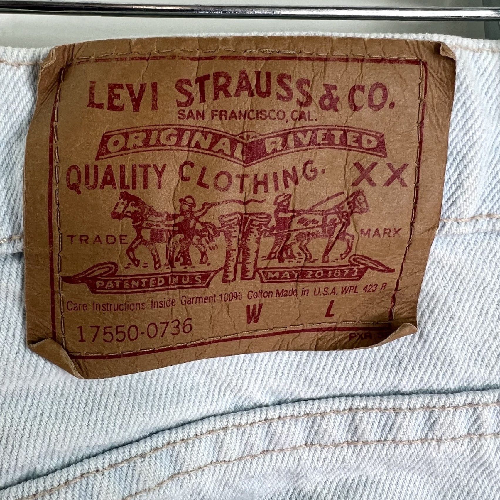Levi's Vintage Levi's 550 Jeans Women's Relaxed Fit Distressed Denim Size 9 26x30 Blue 80s 90s Size 30" / US 8 / IT 44 - 6 Thumbnail