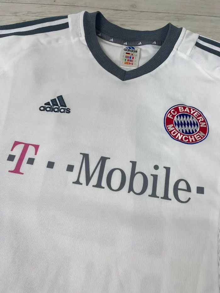 Adidas Adidas Bayern Munich 2002 2004 Ballack #13 Away Shirt Size US XL / EU 56 / 4 - 5 Thumbnail