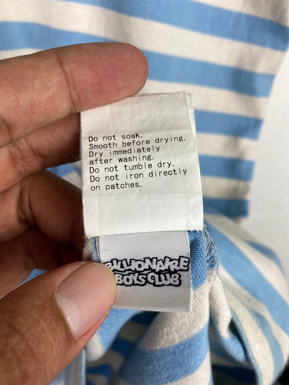Billionaire Boys Club vintage billionaire boys club striped tee nice design Size US L / EU 52-54 / 3 - 8 Thumbnail
