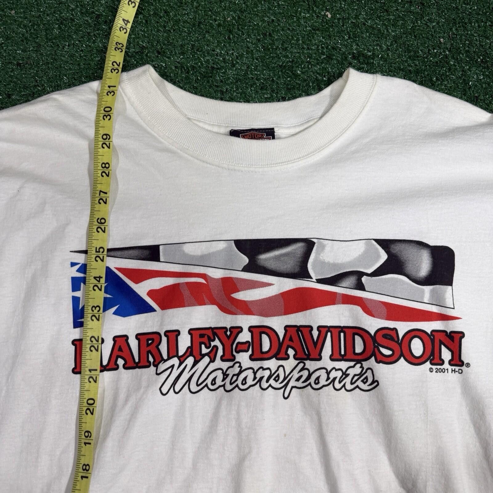 Harley Davidson Vintage 2001 Harley Davidson Freedom T Shirt 3XL White Size US XXL / EU 58 / 5 - 7 Thumbnail
