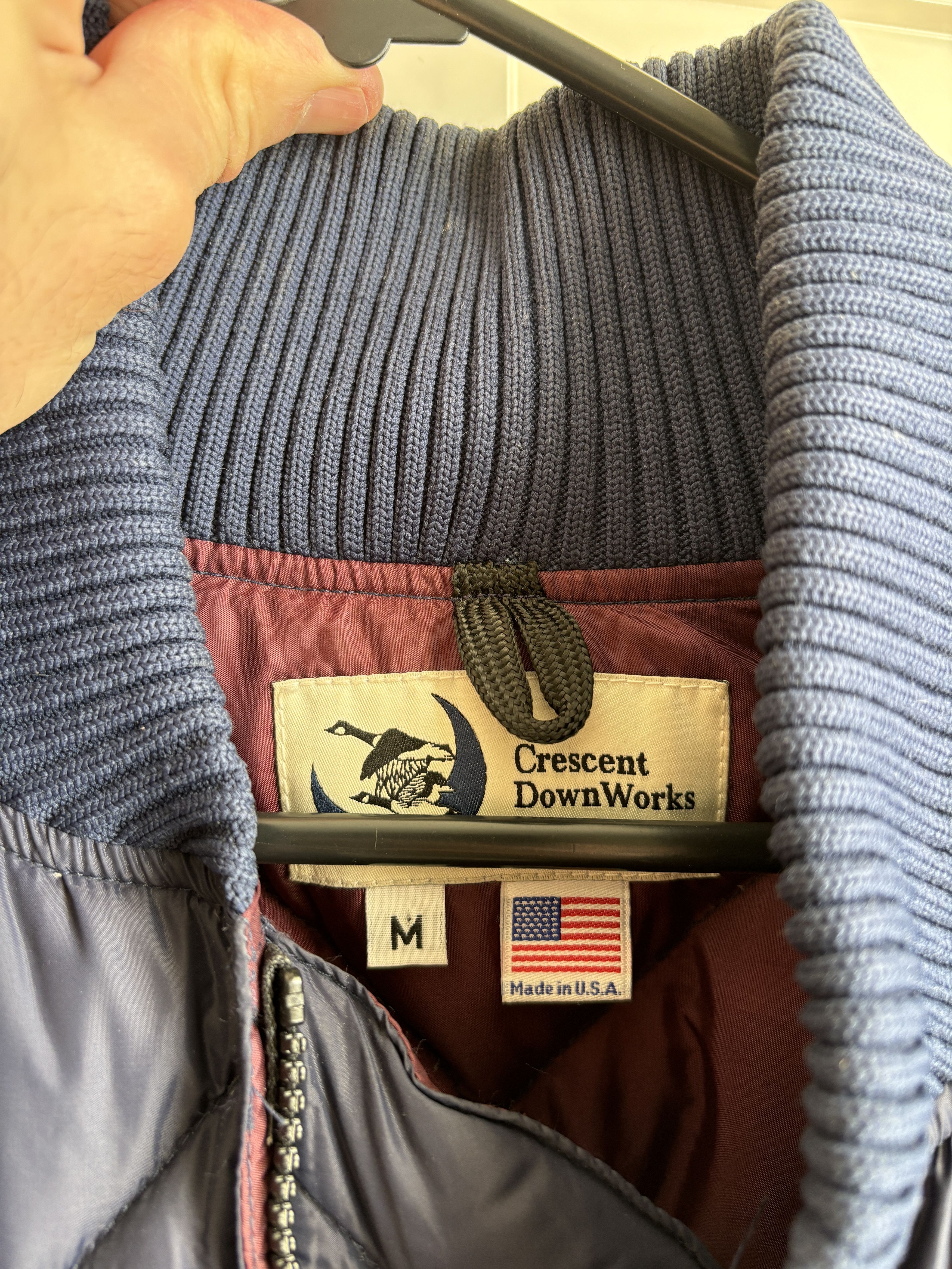Crescent Down Works Diagonal Quilt Sweater Bomber Size M Size US M / EU 48-50 / 2 - 3 Thumbnail