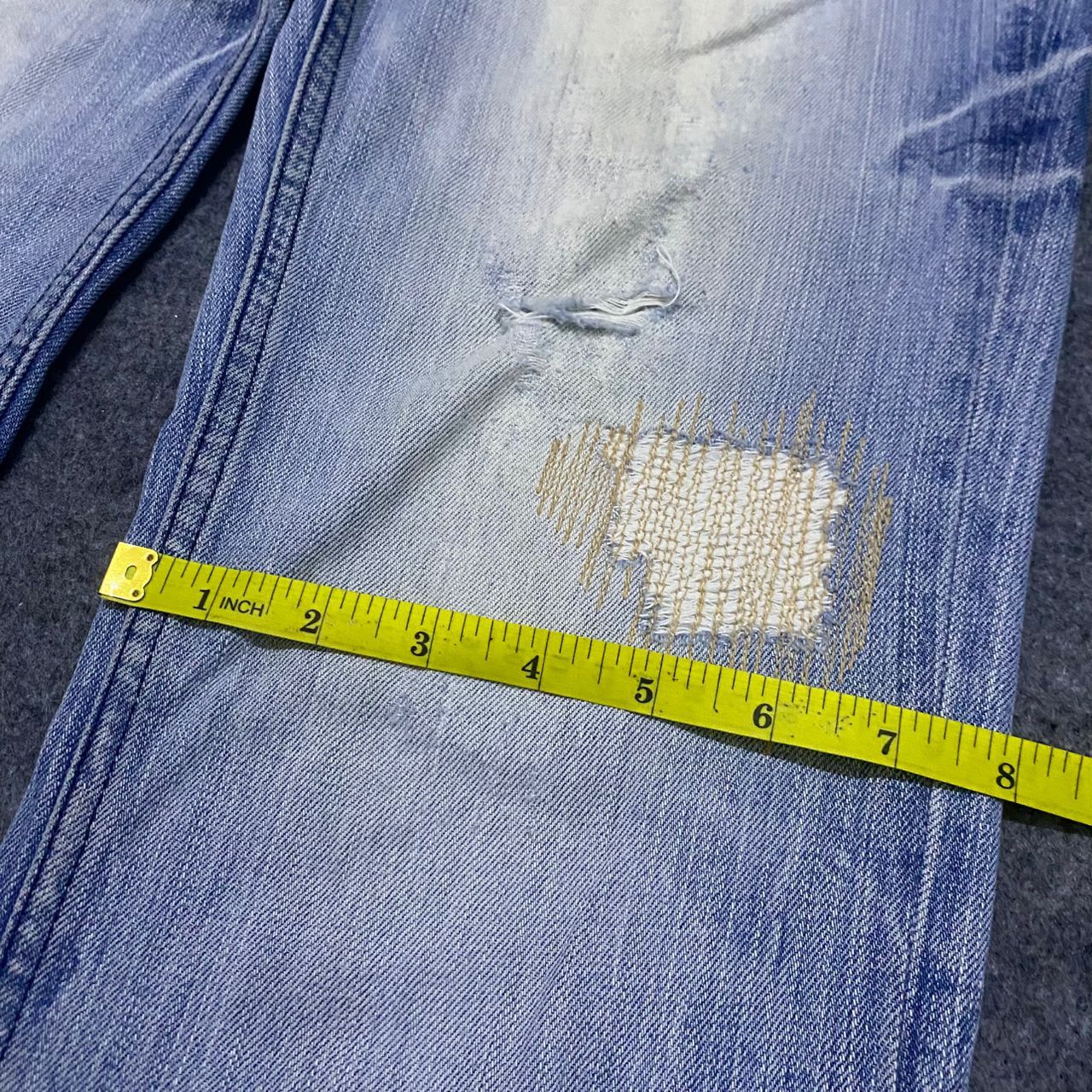 If Six Was Nine 💥Best Offer💥Vintage Red Pepper Punk Distressed Denim Size US 30 / EU 46 - 4 Thumbnail