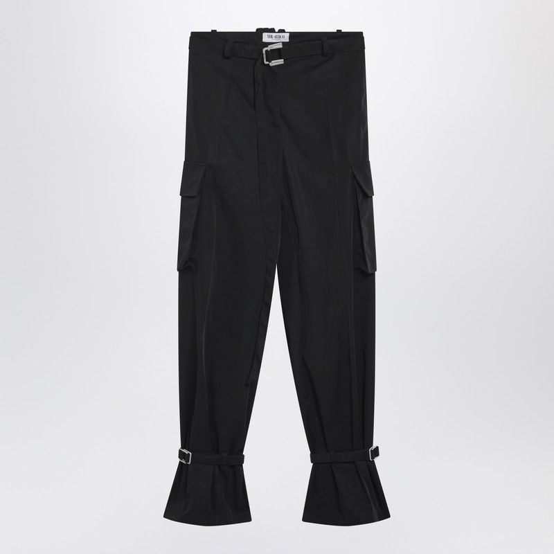 The Attico The Attico Black Nylon Trousers Size 28" / US 6 / IT 42 - 1 Thumbnail