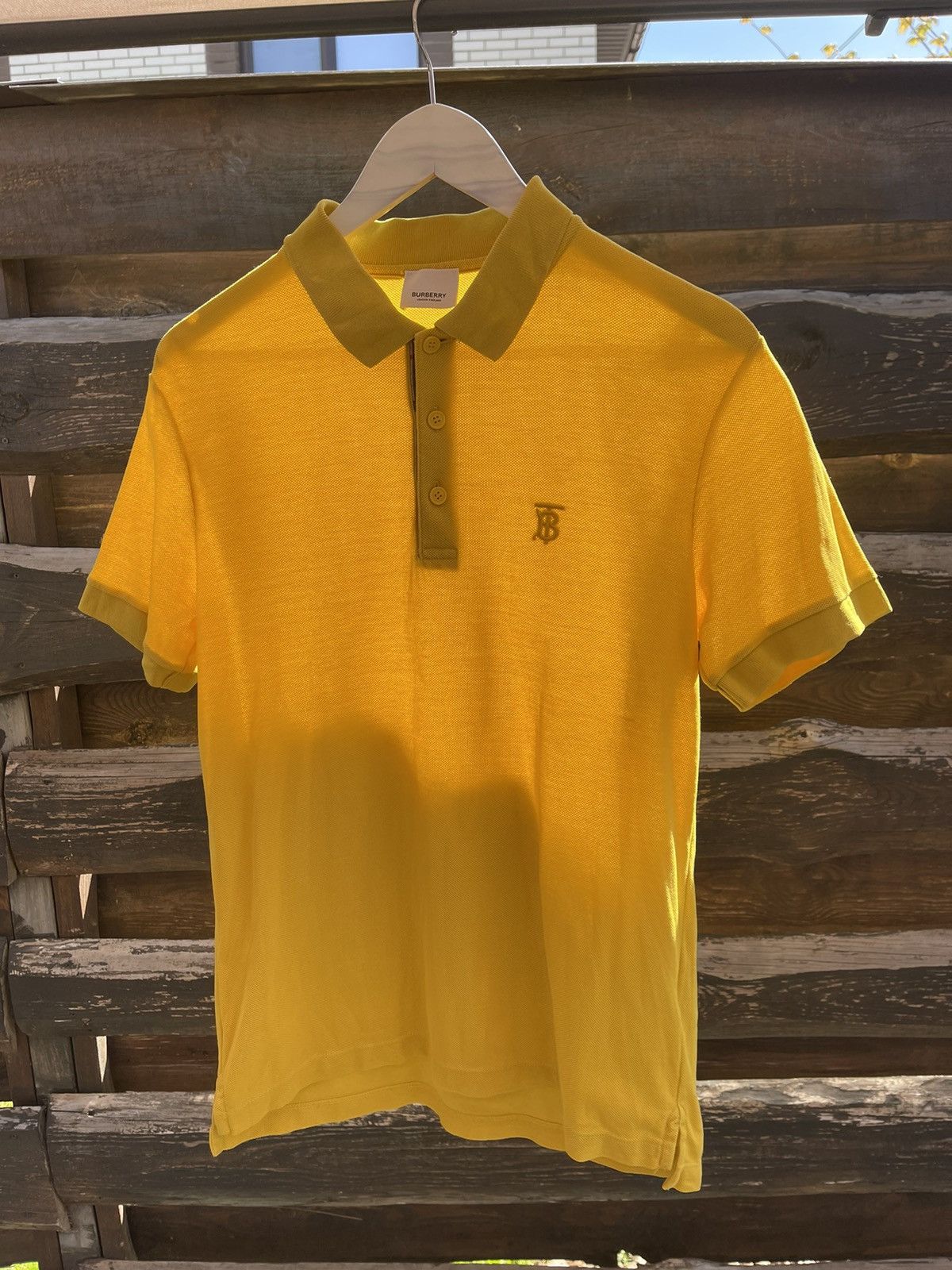 Burberry Burberry Yellow Polo shirt new collection Size US S / EU 44-46 / 1 - 2 Thumbnail