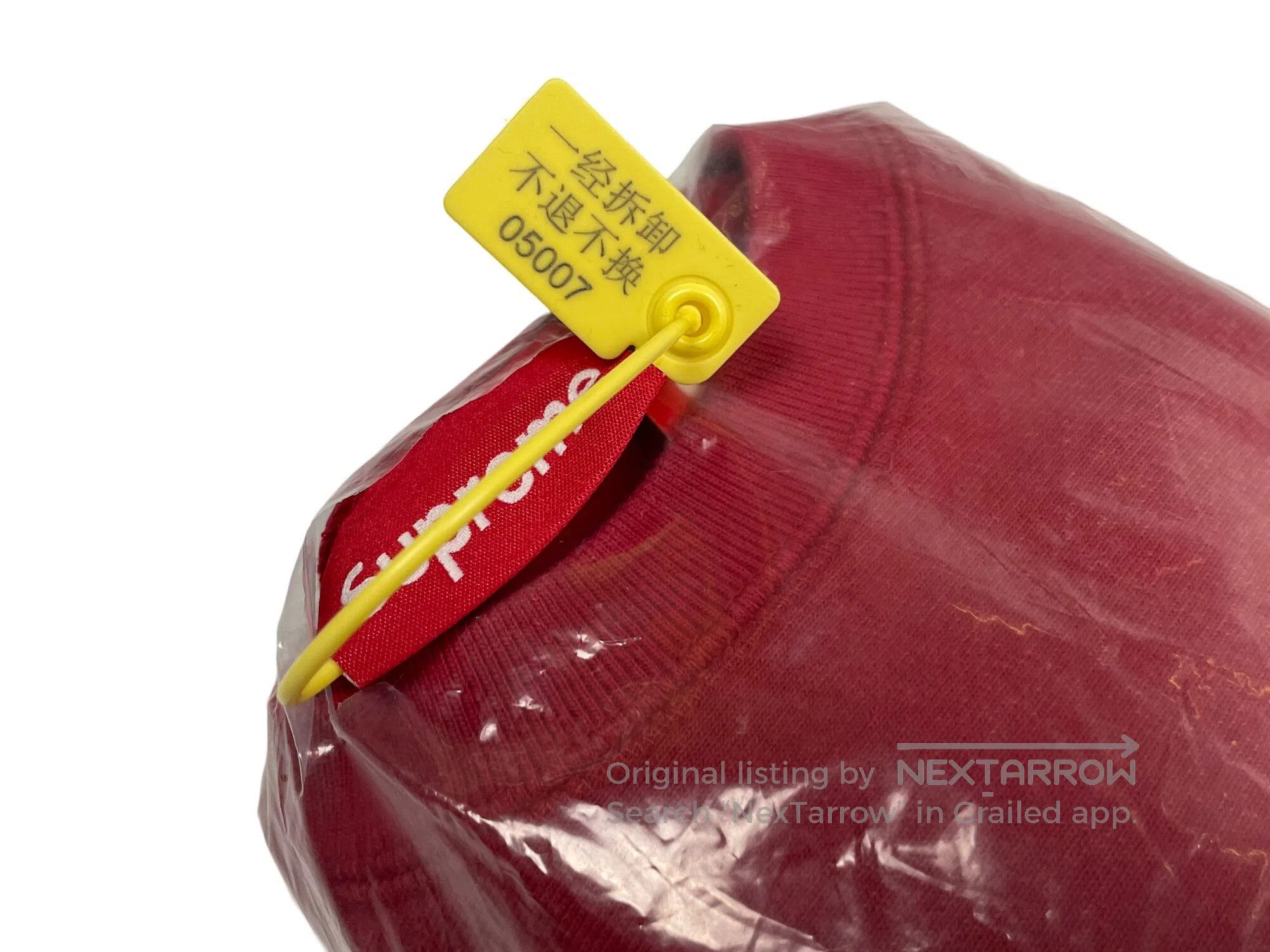 Supreme SUPREME Red Washed Distressed Hoodie Size US L / EU 52-54 / 3 - 2 Thumbnail