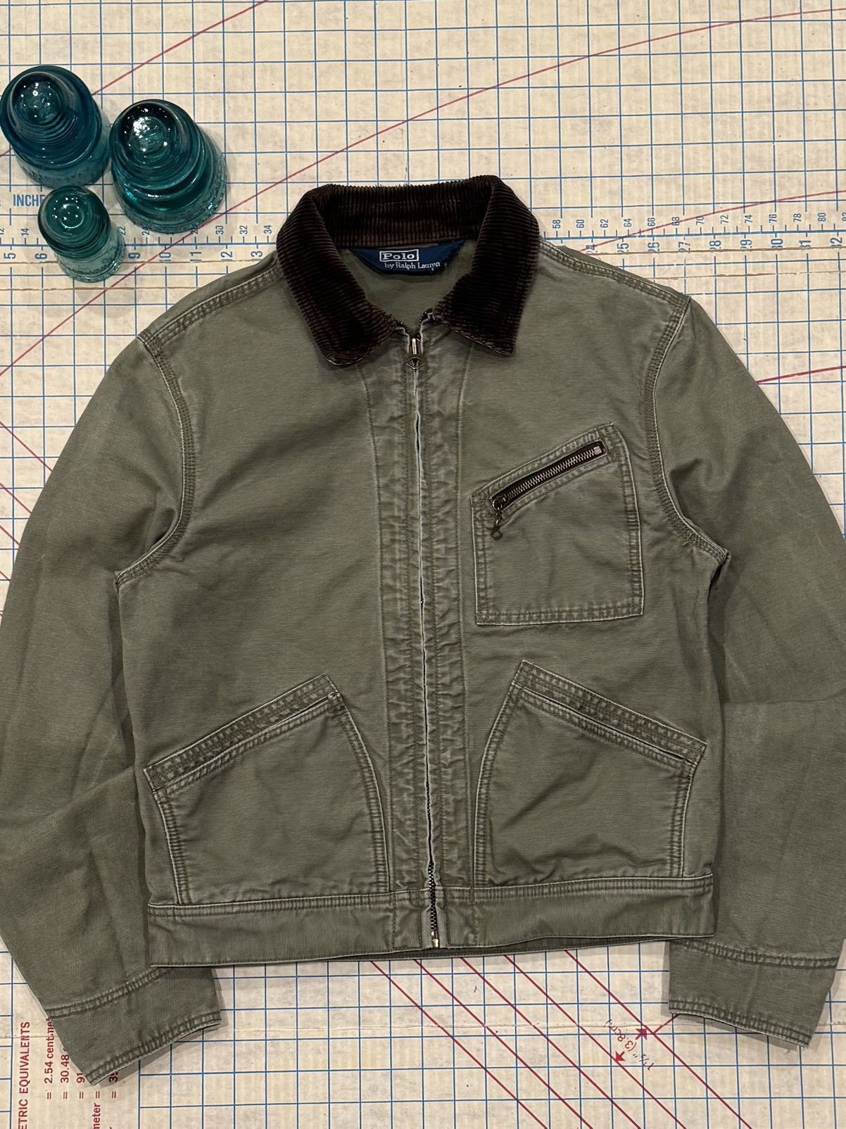 Polo Ralph Lauren Rare Polo Ralph Lauren 91-B Jacket Moss Green Mens Small Size US S / EU 44-46 / 1 - 2 Thumbnail