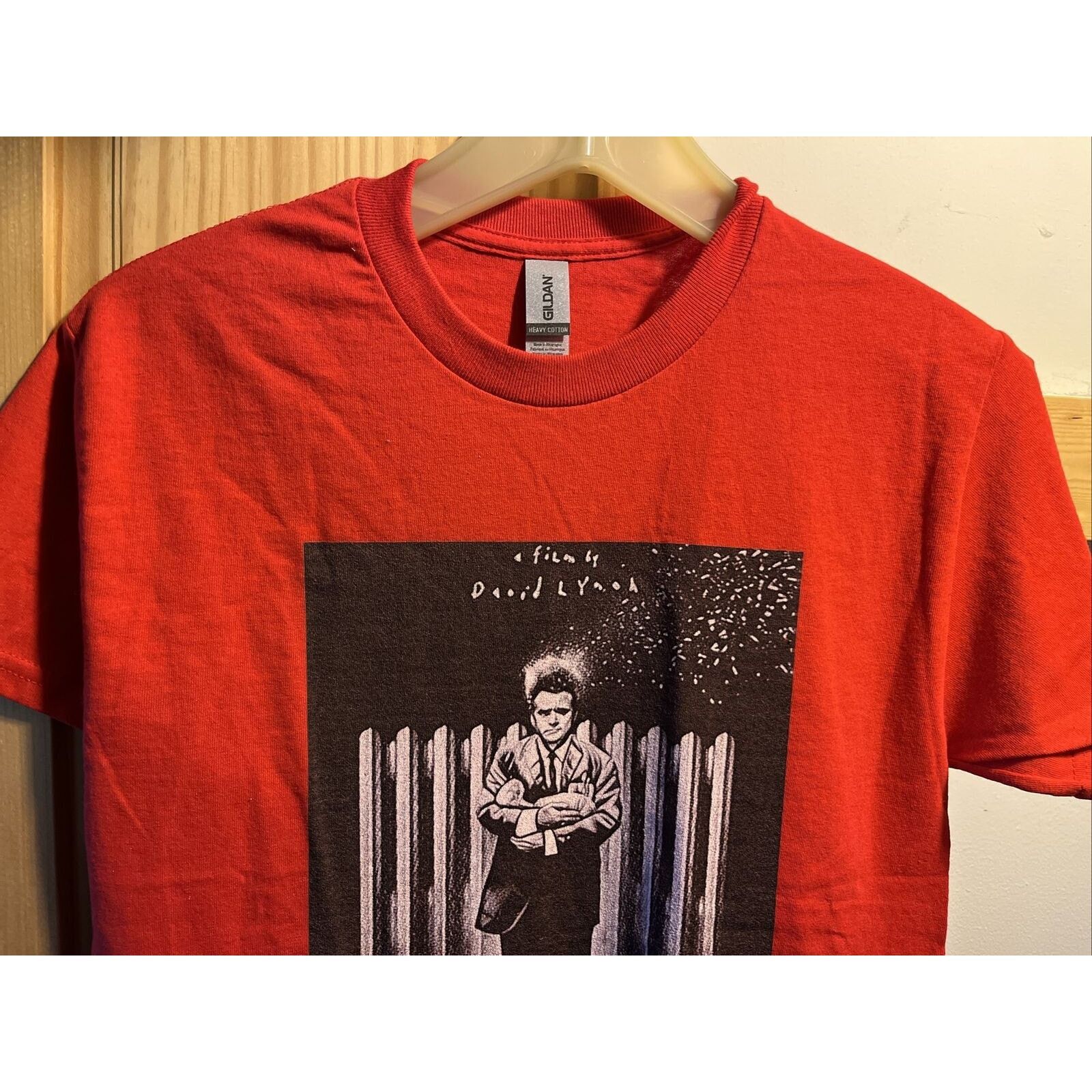 Gildan Eraserhead Unisex S Red Graphic Print Gildan Cotton T-Shirt Size US S / EU 44-46 / 1 - 7 Thumbnail