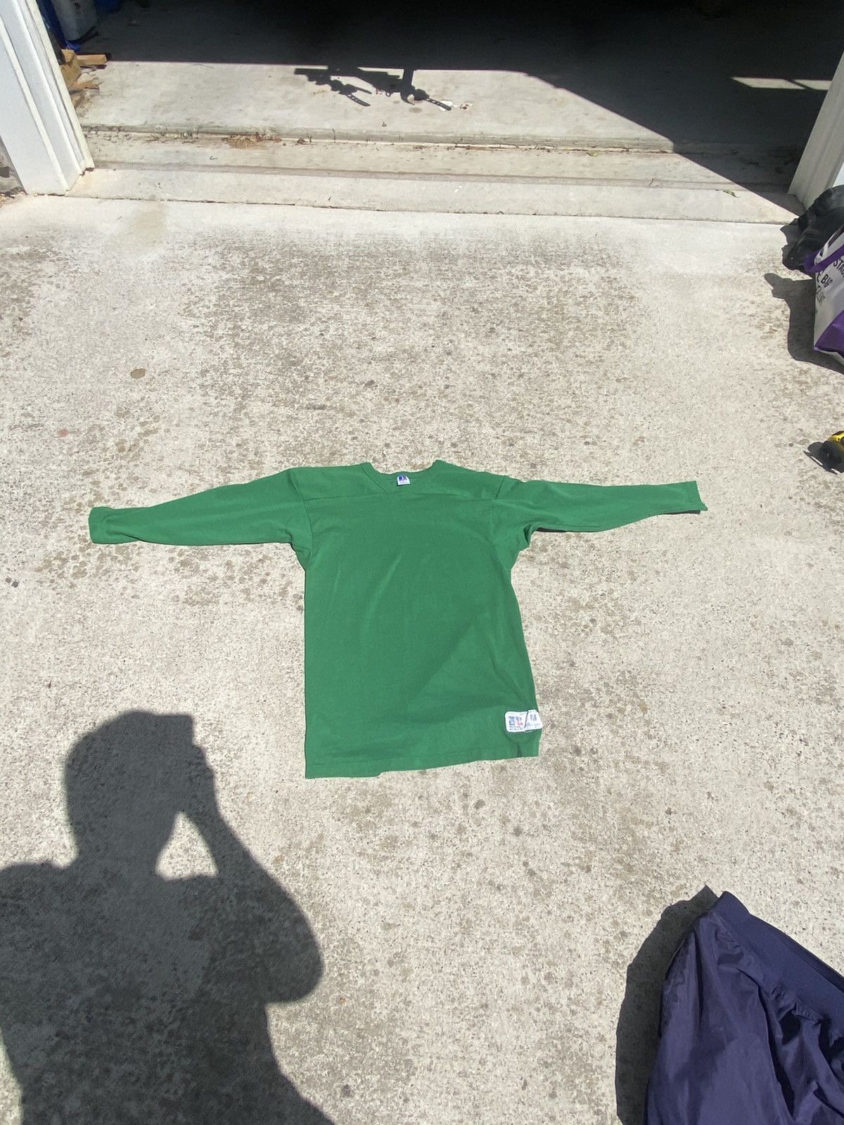 Vintage 90s green Russell Athletic sweater Size US M / EU 48-50 / 2 - 1 Thumbnail