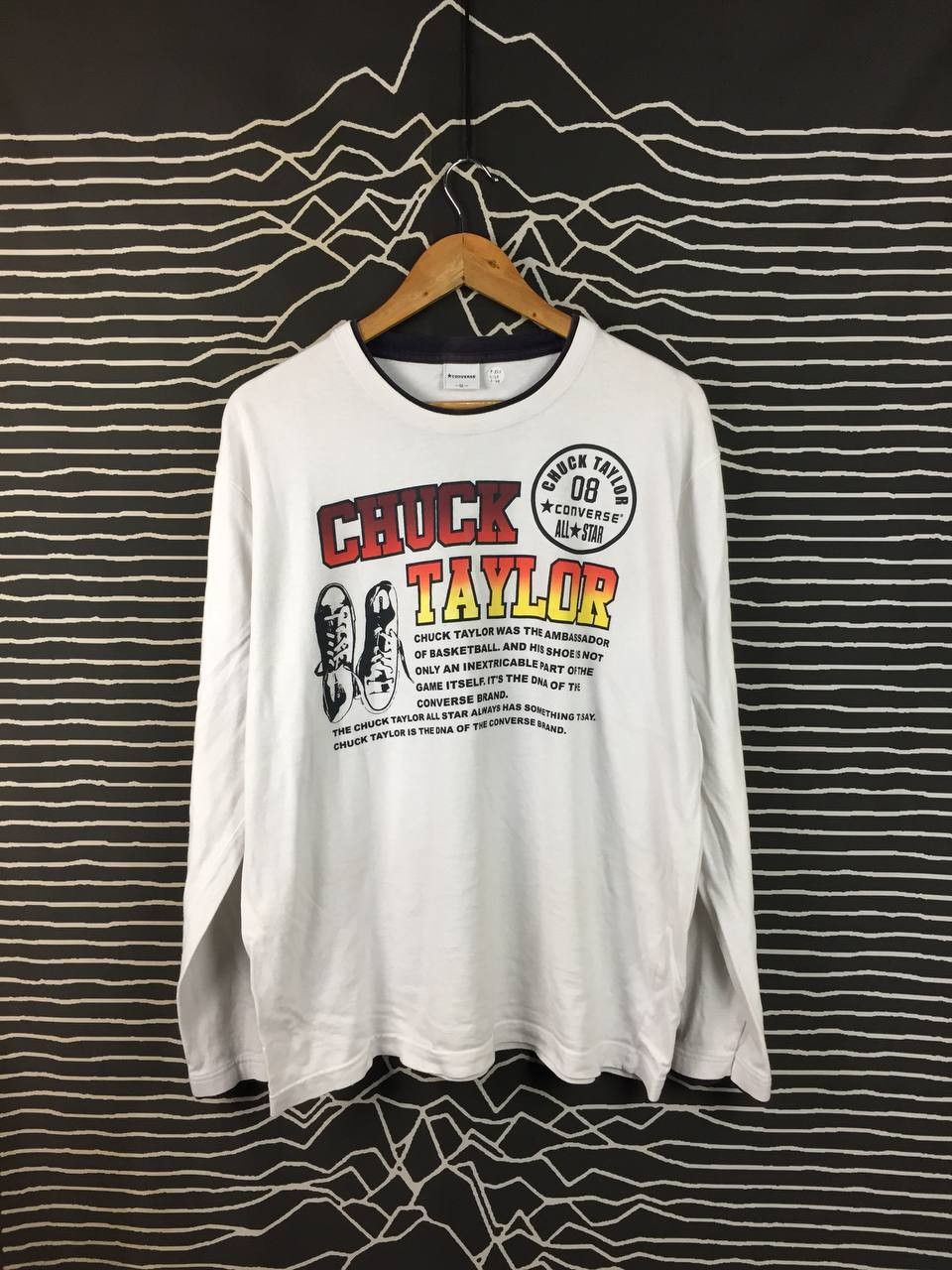 Converse Converse All Star Chuck Taylor Long Sleeve Tee Size XL Size US XL / EU 56 / 4 - 2 Thumbnail