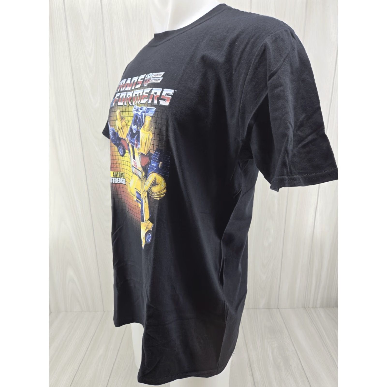 Gildan VINTAGE Transformers T Shirt Autobot Sunstreaker Cartoon Style Adult Black Large Size US L / EU 52-54 / 3 - 3 Thumbnail