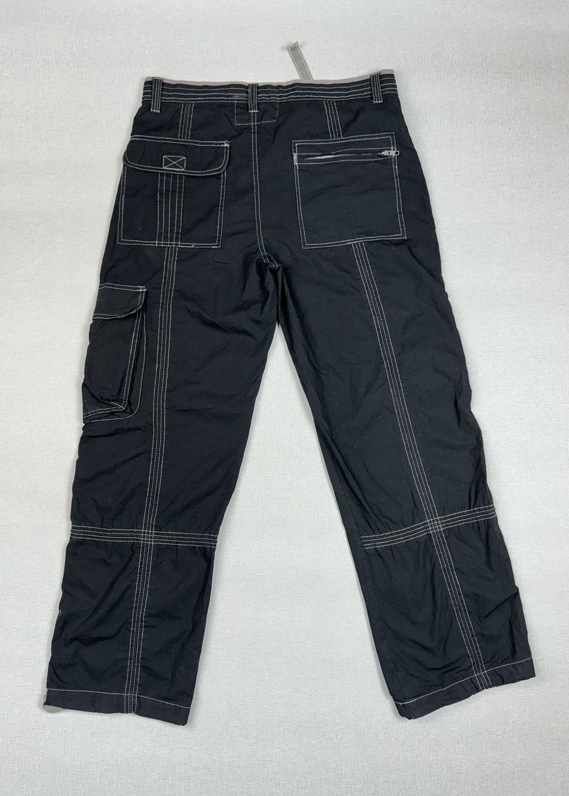 Japanese Brand × Vintage Cutting Edge Cargo Y2K Pants Size US 34 / EU 50 - 3 Thumbnail