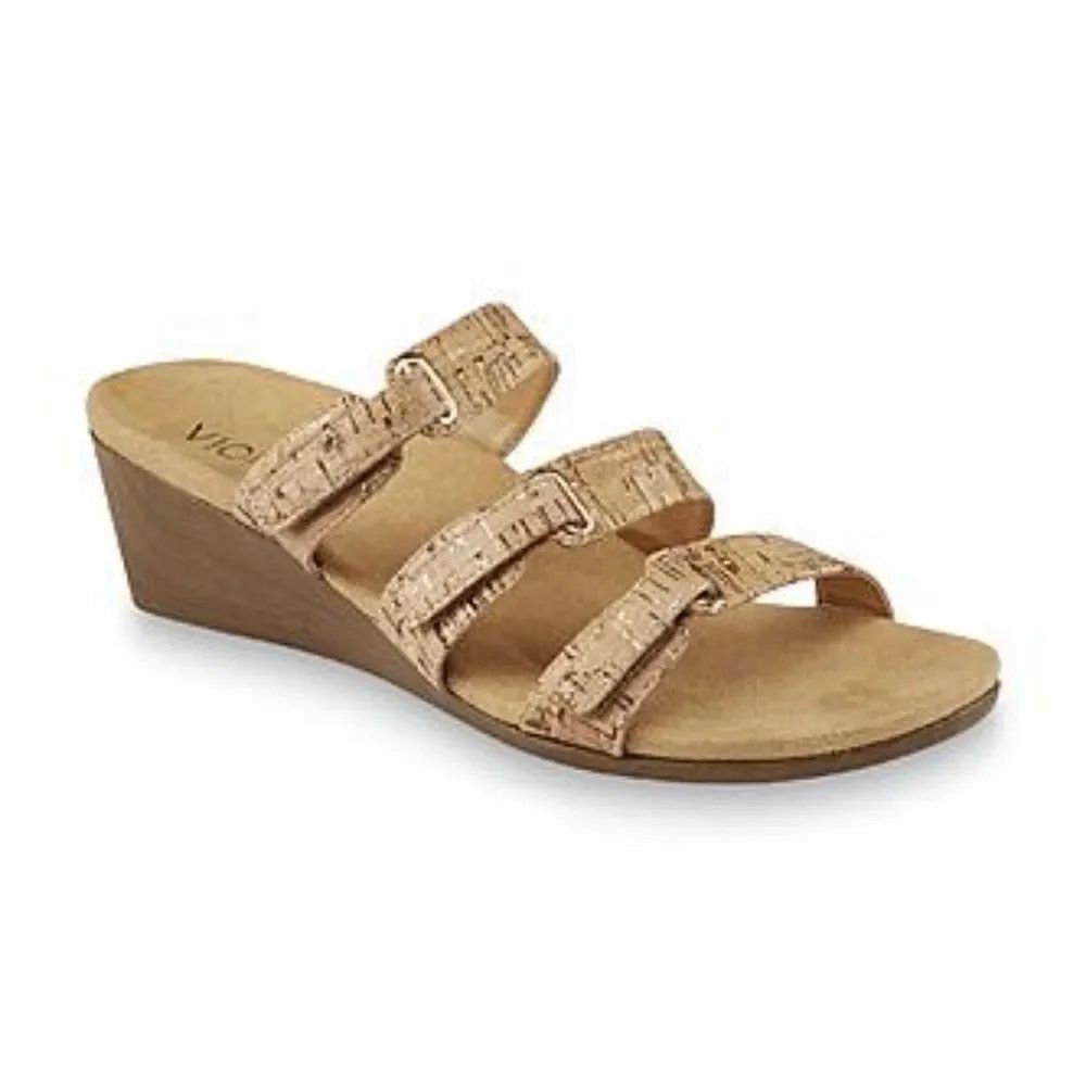 Vionic Vionic Dwyn Natural Brown Cork Platform Wedge Sandals 11 Size US 11 / IT 41 - 1 Thumbnail